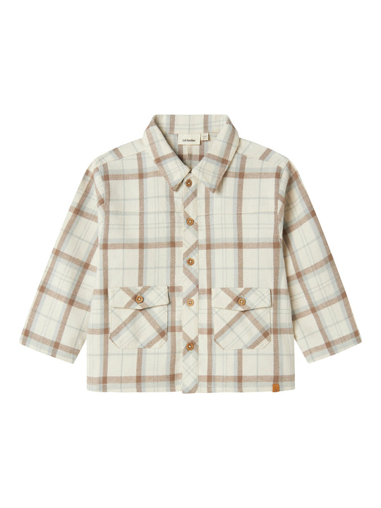 Lil Atelier Otis Loose Shirt - Turtledove