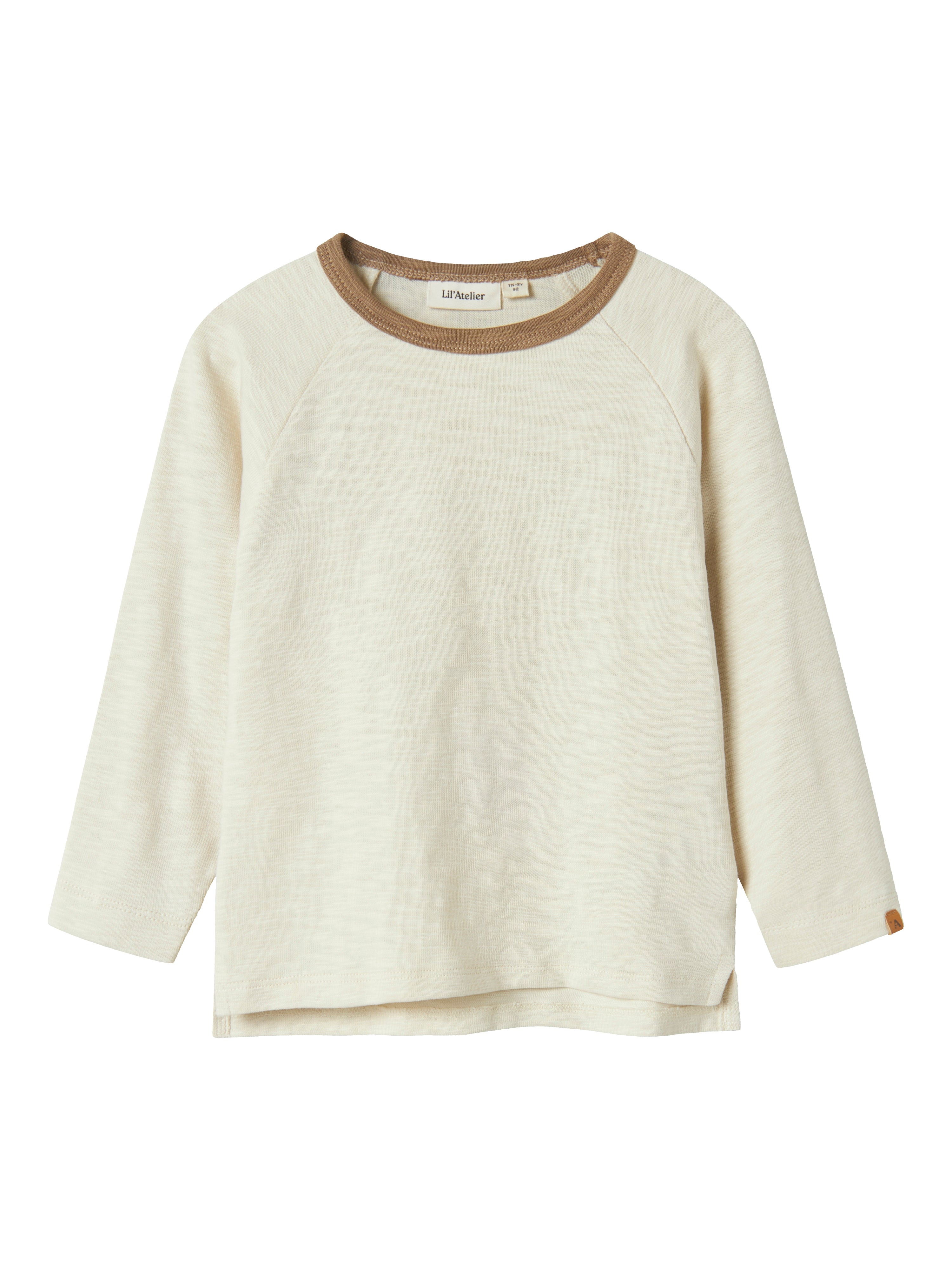 Lil Atelier Orville Loose Top - Turtledove