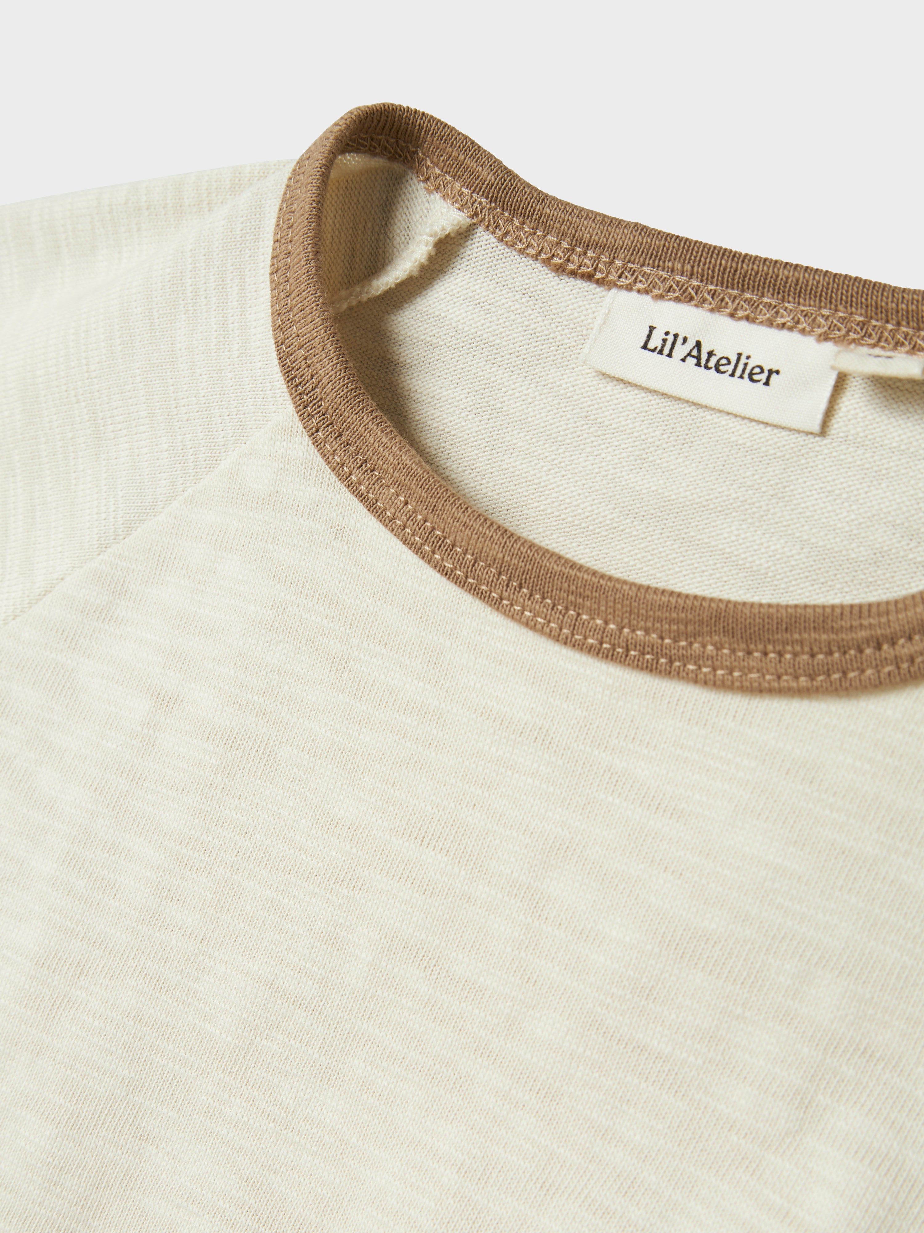 Lil Atelier Orville Loose Top - Turtledove