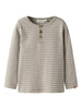 Lil Atelier Ohio Slim Top - Turtledove/Sepia Tint