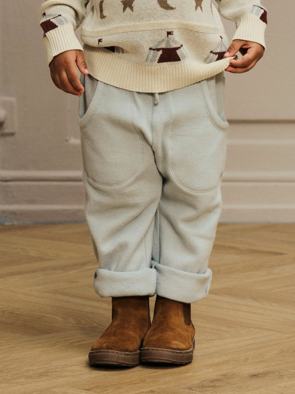 Lil Atelier Thoro Hab Pants - Pigeon