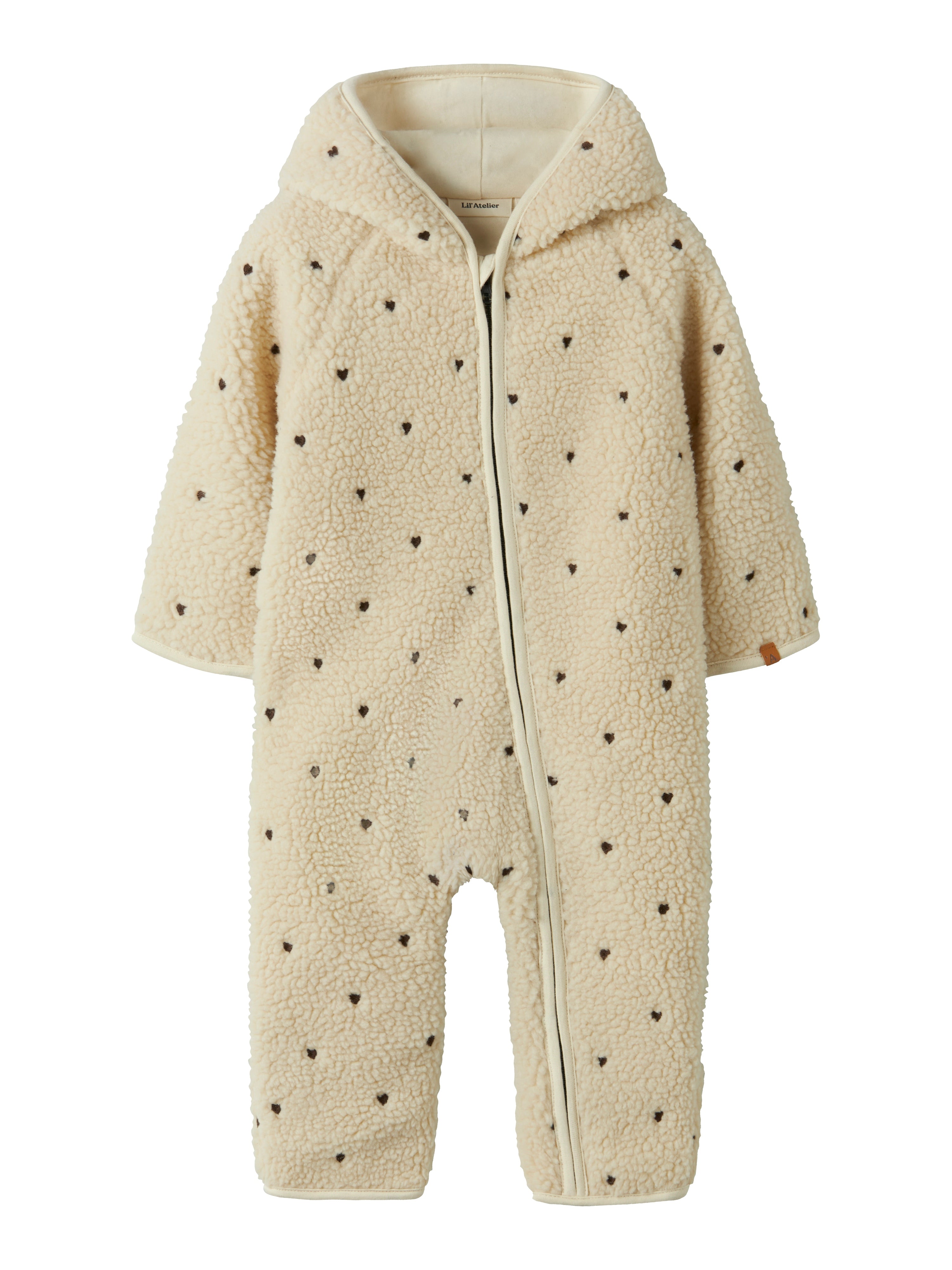 Lil Atelier Nalo Loose Suit - Turtledove/Heart