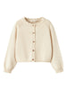 Lil Atelier Ramla LS Short Knit Cardigan - Turtledove