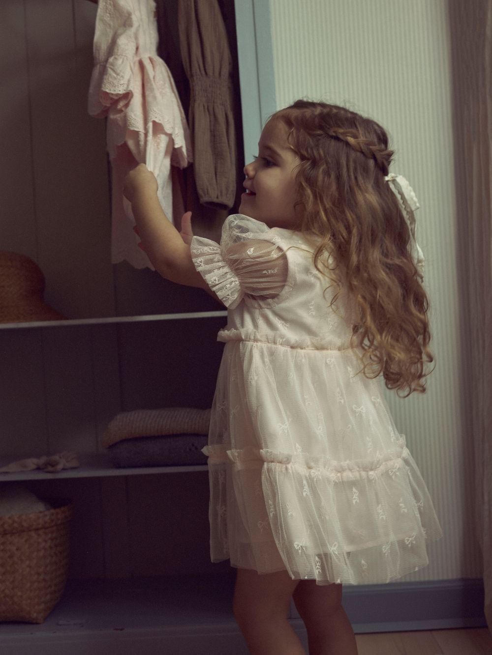 Lil Atelier Rosetta SS Loose Dress - Almost Mauve