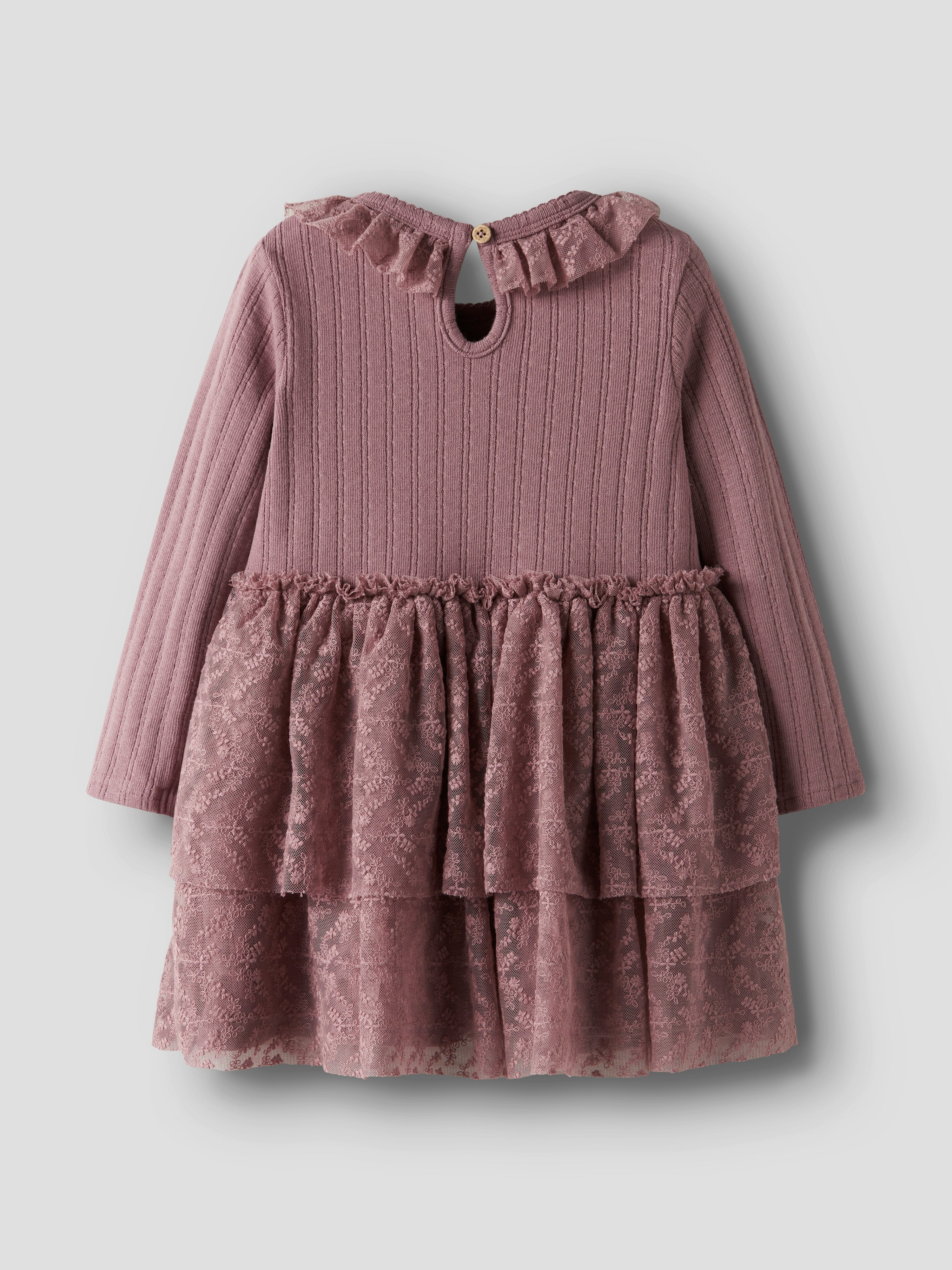 Lil Atelier Robelle LS Dress - Nostalgia Rose