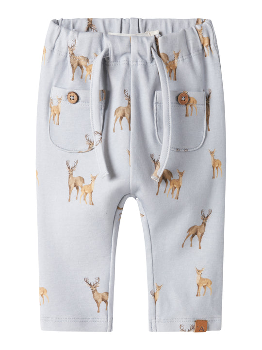 Lil Atelier Layo Gel Loose pants - Gray Dawn/Deer