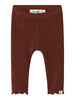 Lil Atelier Gayo Fia Slim Leggings - Hot Chocolate