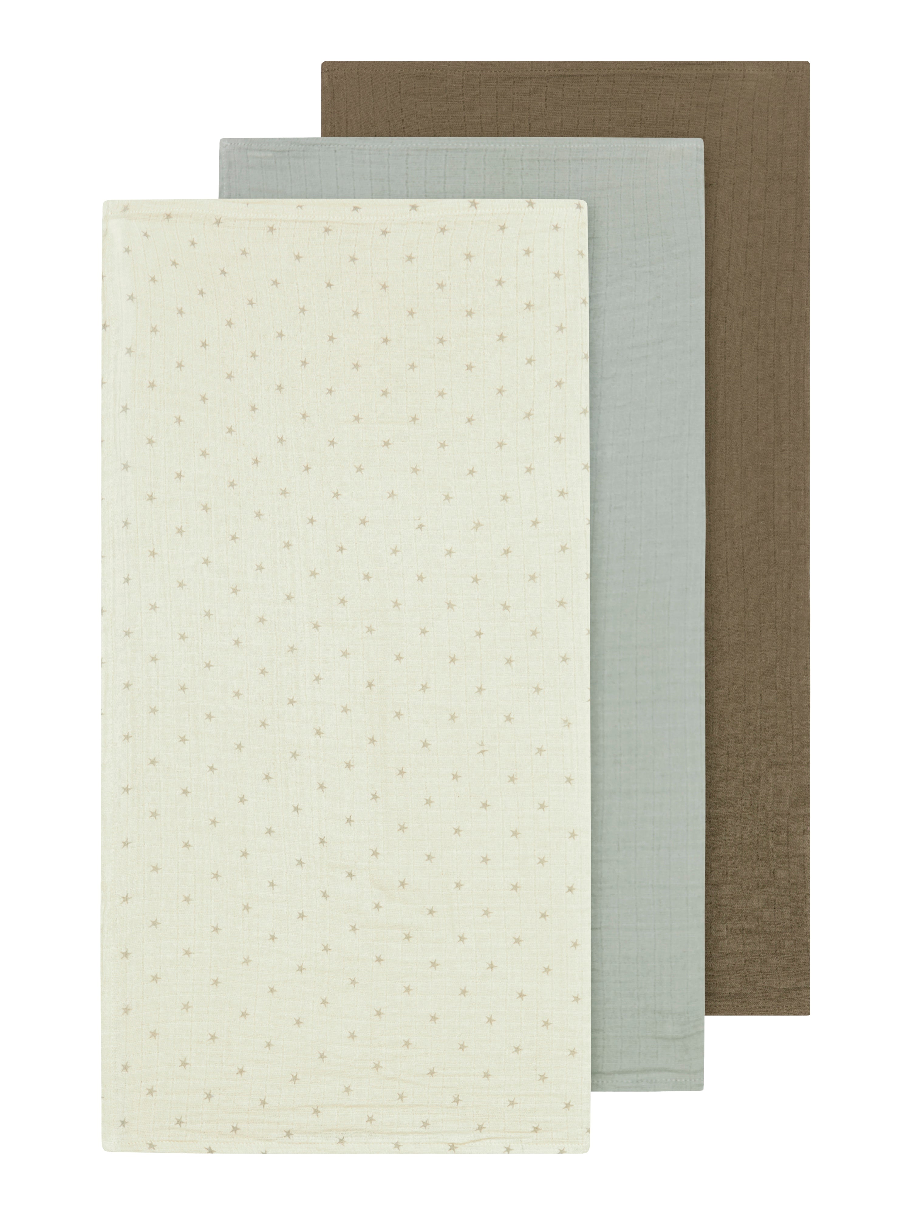 Lil Atelier Fergie 3 pak Nappies - Turtledove/Pigeon