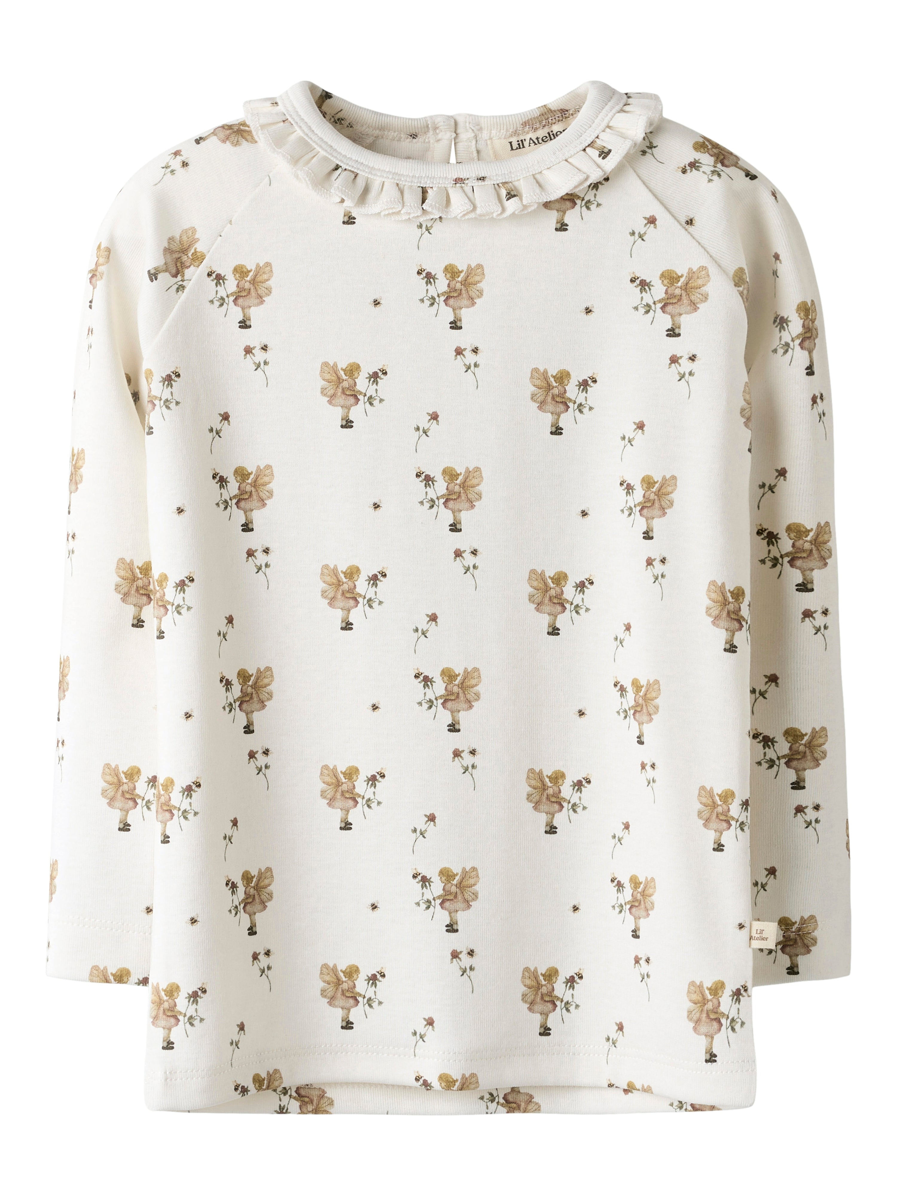 Lil Atelier Layo Loa Slim Top - Coconut Milk