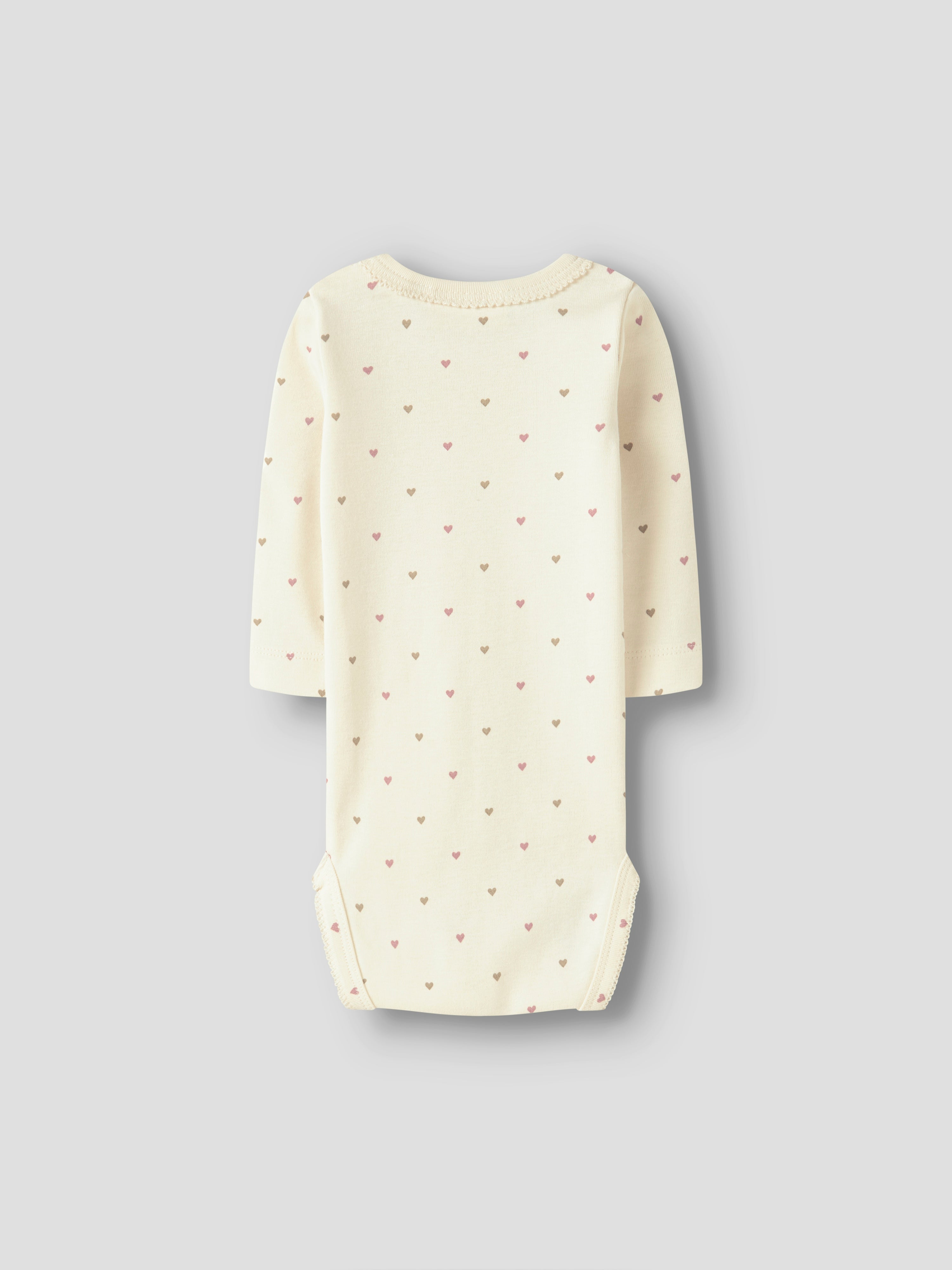 Lil Atelier Lalo Tig LS Slim Body - Turtledove/Heart