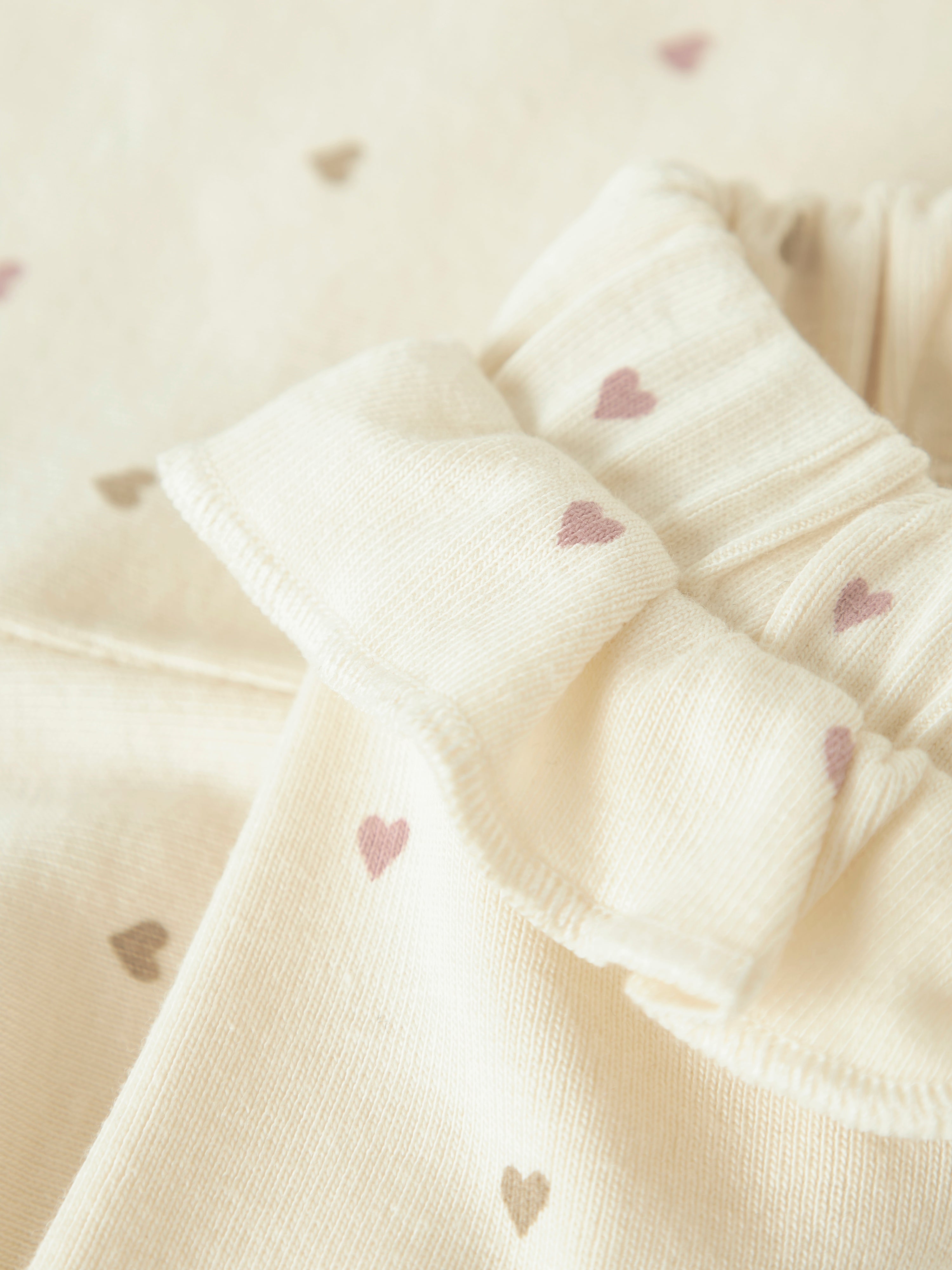 Lil Atelier Lalo Tai Leggings - Turtledove/Heart