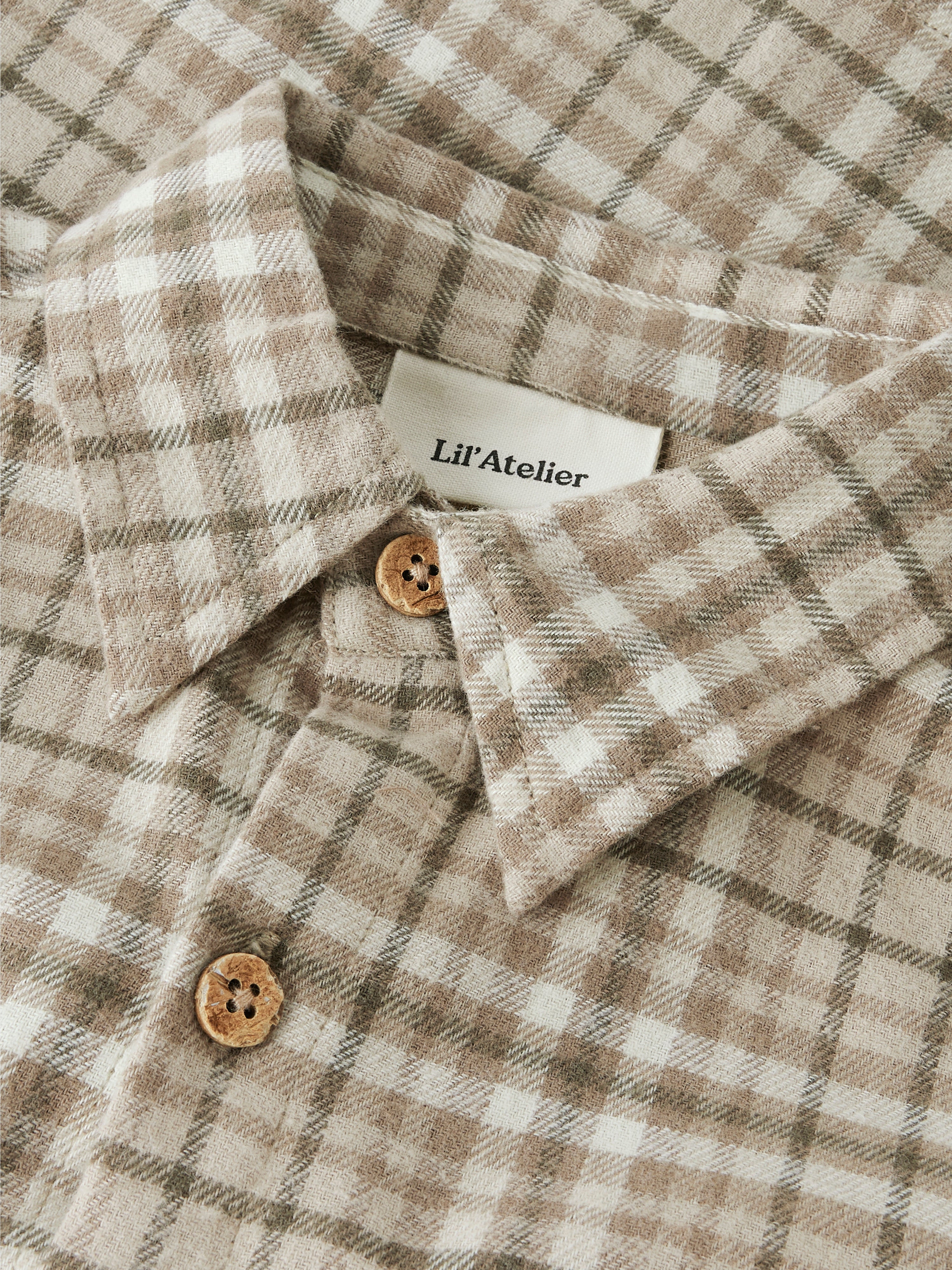 Lil Atelier Rebel LS Shirt - Sepia Tint