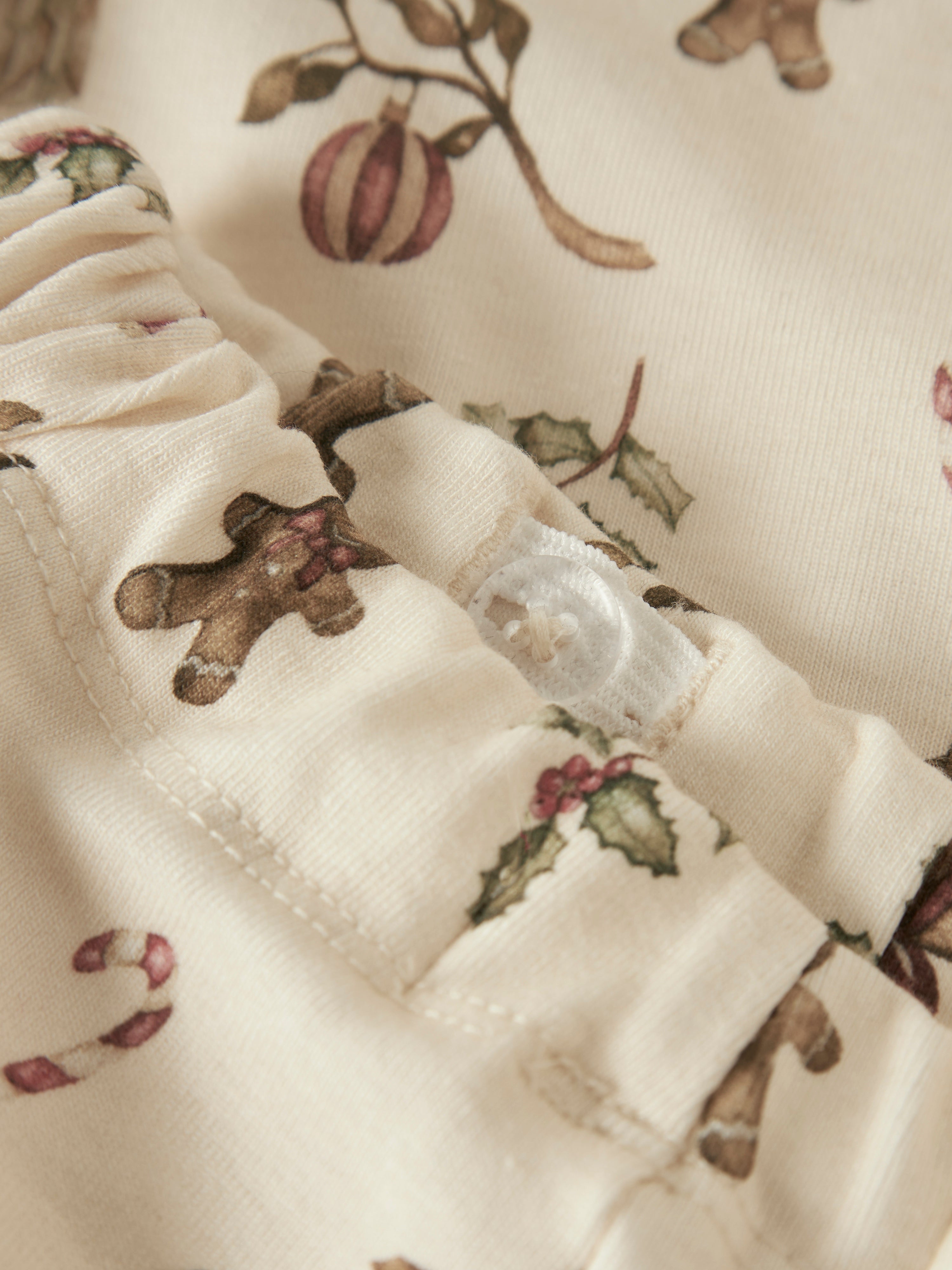 Lil Atelier Layo Gan Pants - Turtledove/Christmas