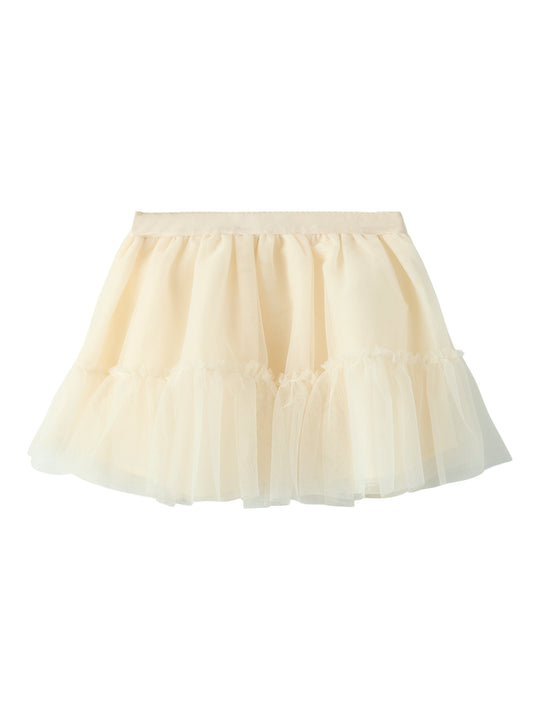 Lil Atelier Sarina Tulle Skirt - Pistachio Shell