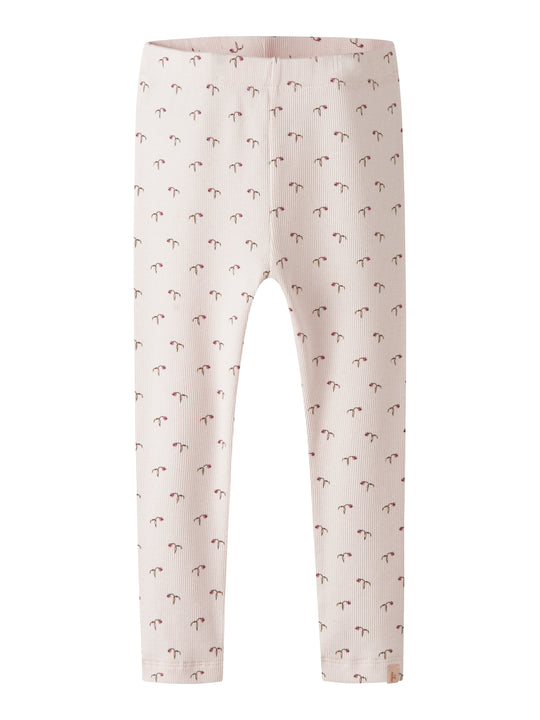 Lil Atelier Gago Kye Slim Leggings - Almost Mauve/Tulip