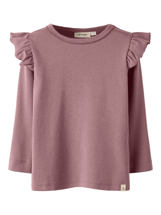 Lil Atelier Layo Sev Slim Top - Nostalgia Rose