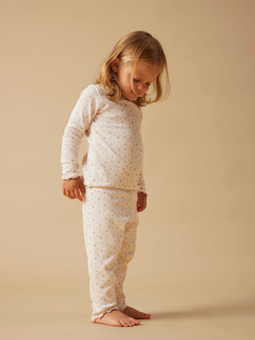Lil Atelier Gago LS Nightset - Almost Mauve/Flowers