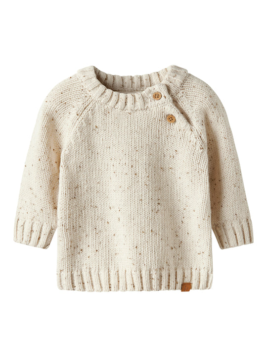 Lil Atelier Galto Fak LS Knit - Turtledove