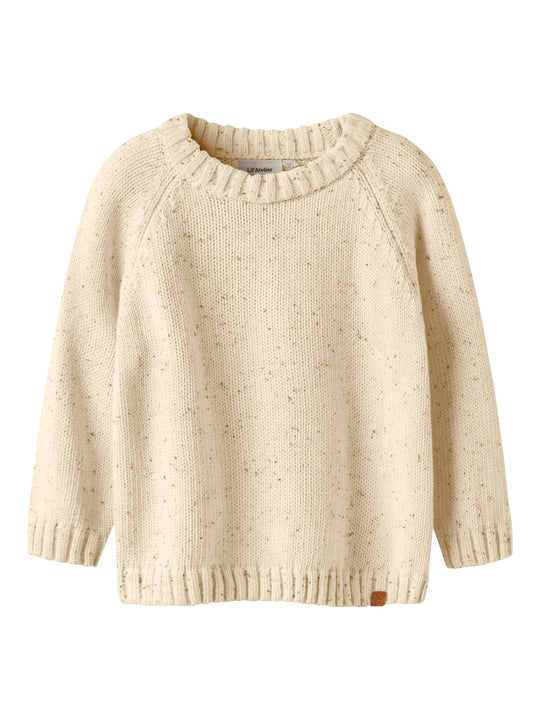 Lil Atelier Galto Fak LS Knit - Turtledove