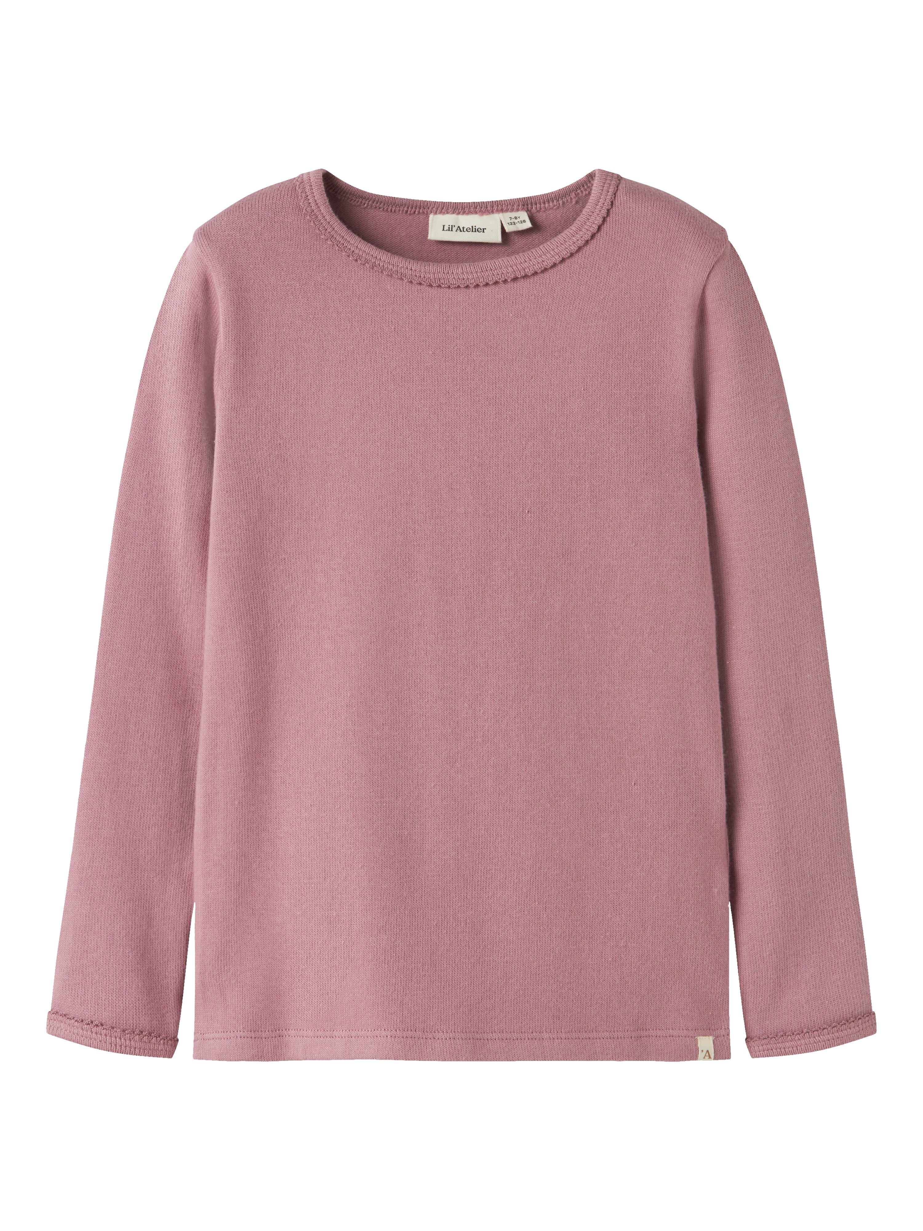 Lil Atelier Thora Haf Slim Top - Nostalgia Rose