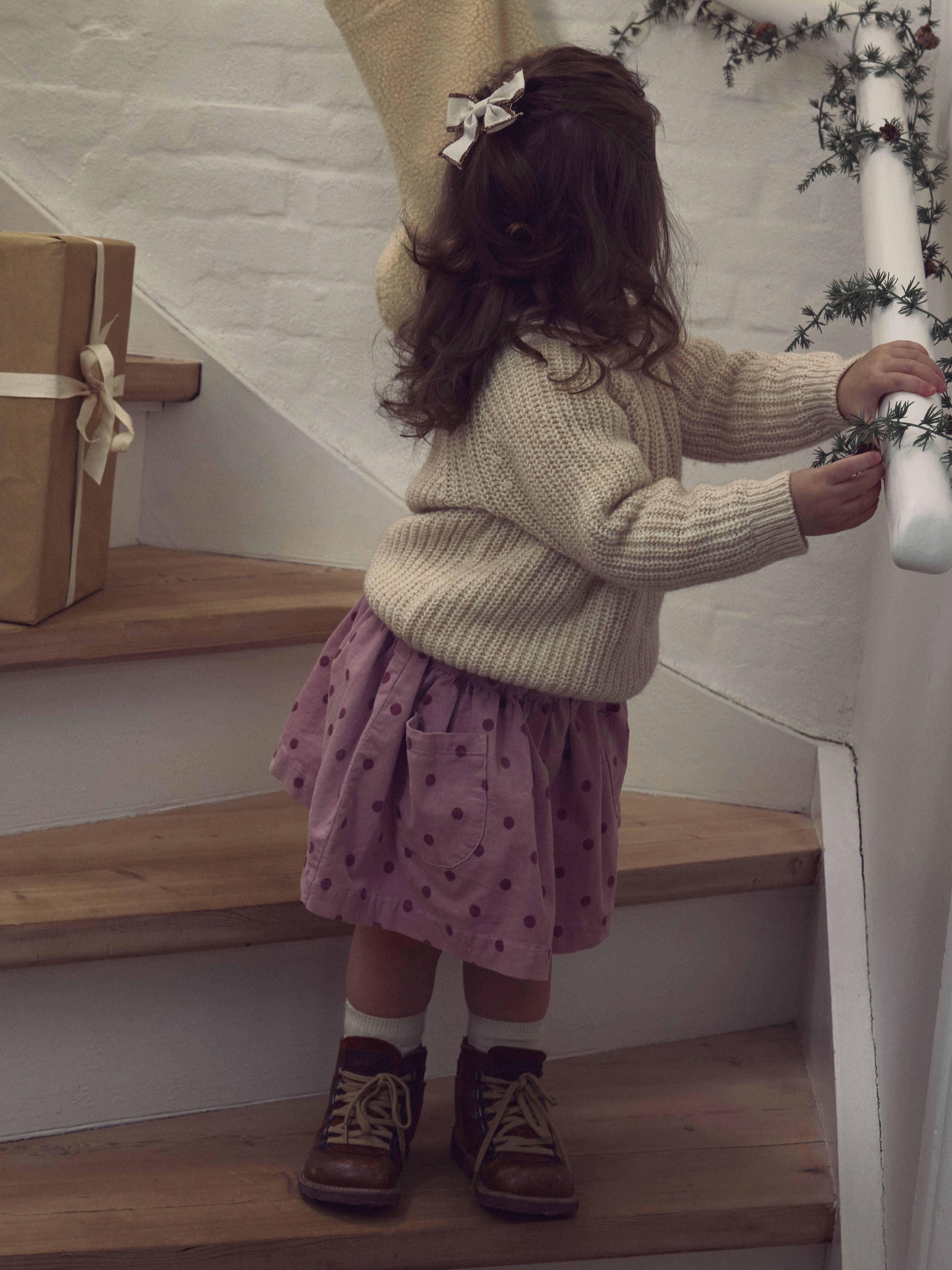 Lil Atelier Somba Loose Cord Skirt - Violet Ice