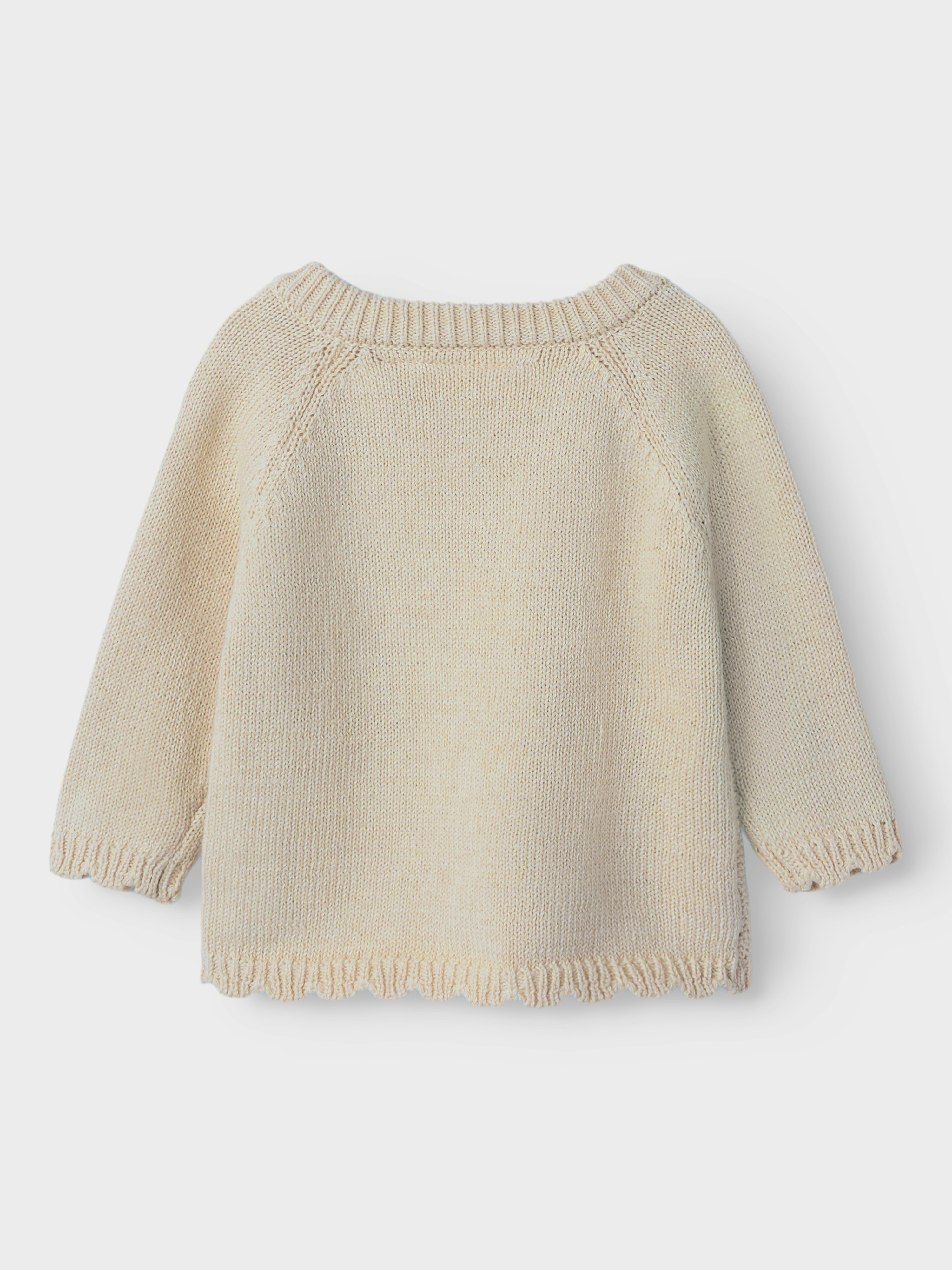 Lil Atelier Laguna Wrap Knit Cardigan - Turtledove