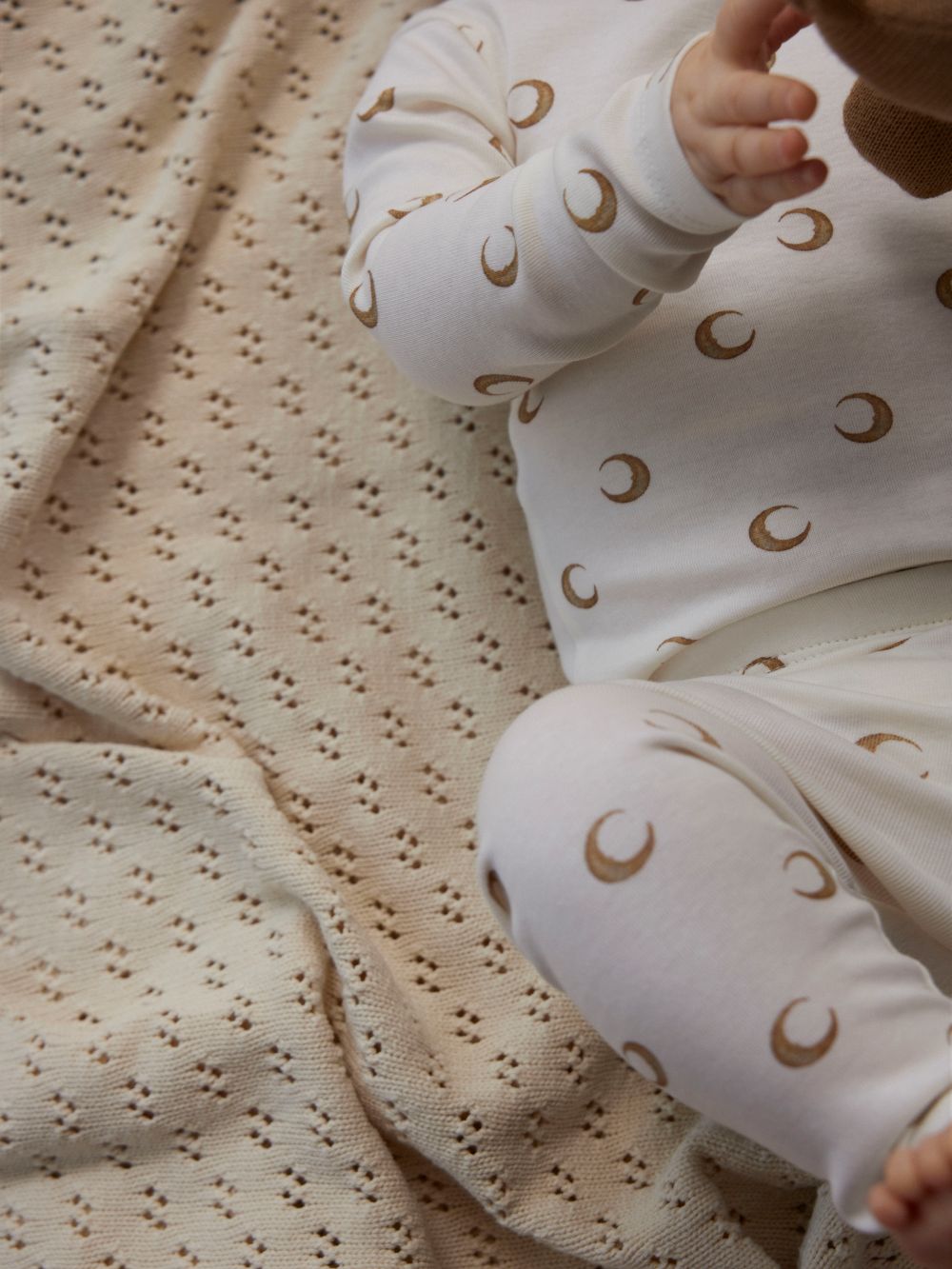 Lil Atelier Layo Kim Leggings - Coconut Milk/Moon