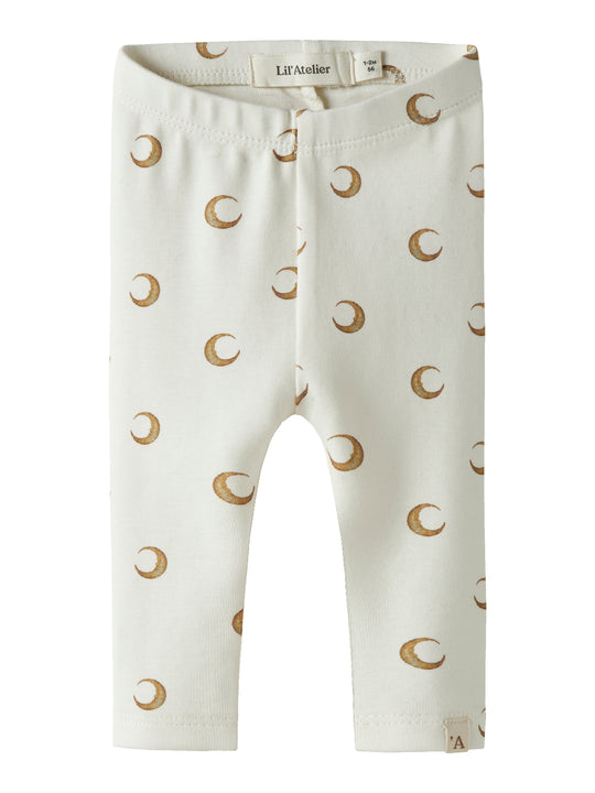 Lil Atelier Layo Kim Leggings - Coconut Milk/Moon
