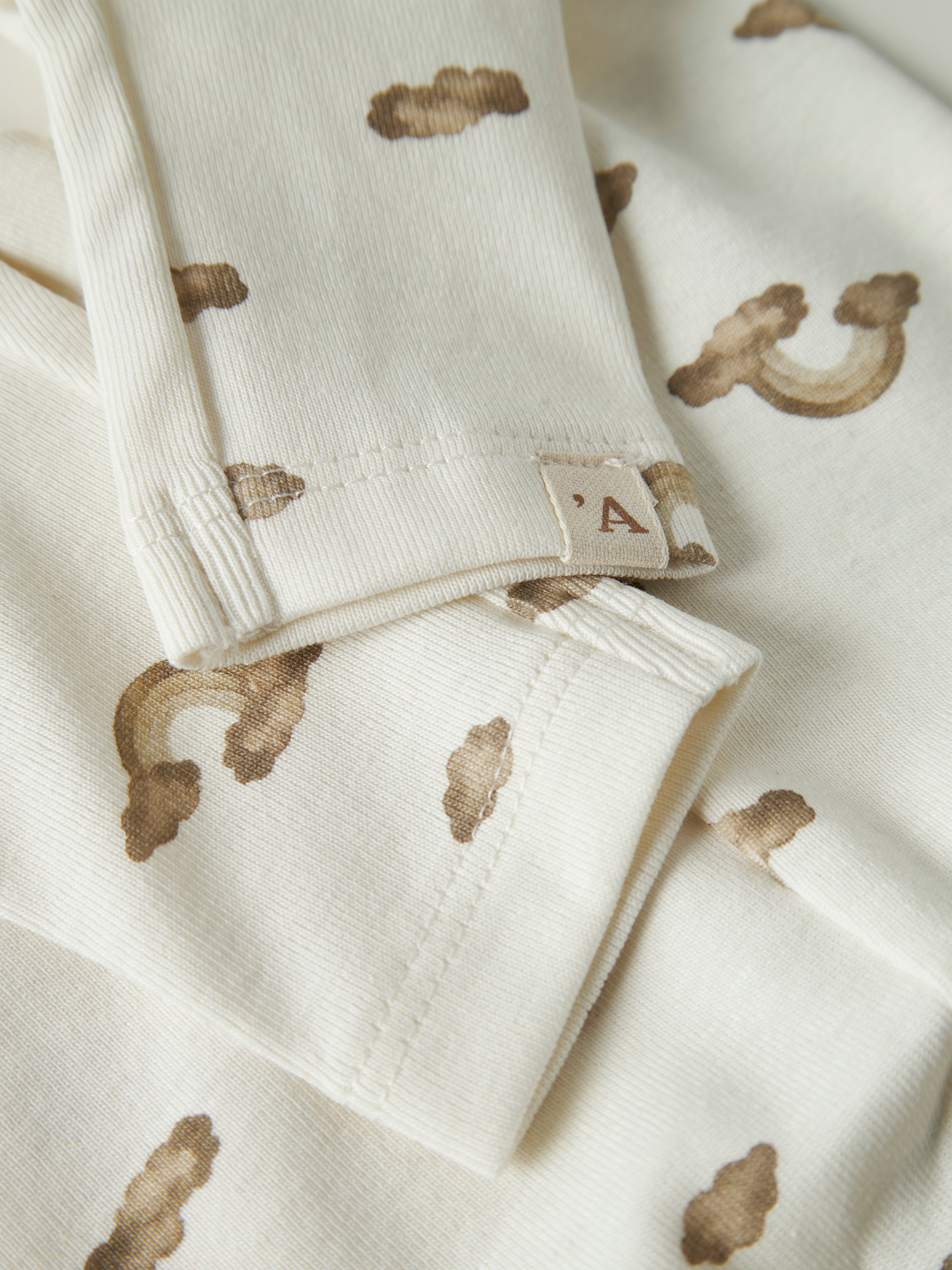 Lil Atelier Layo Kim Leggings - Coconut Milk/Rainbow