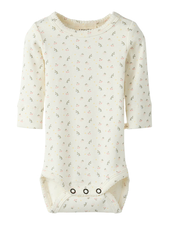 Lil Atelier Gago Slim Body NOOS - Coconut Milk/Small Flower