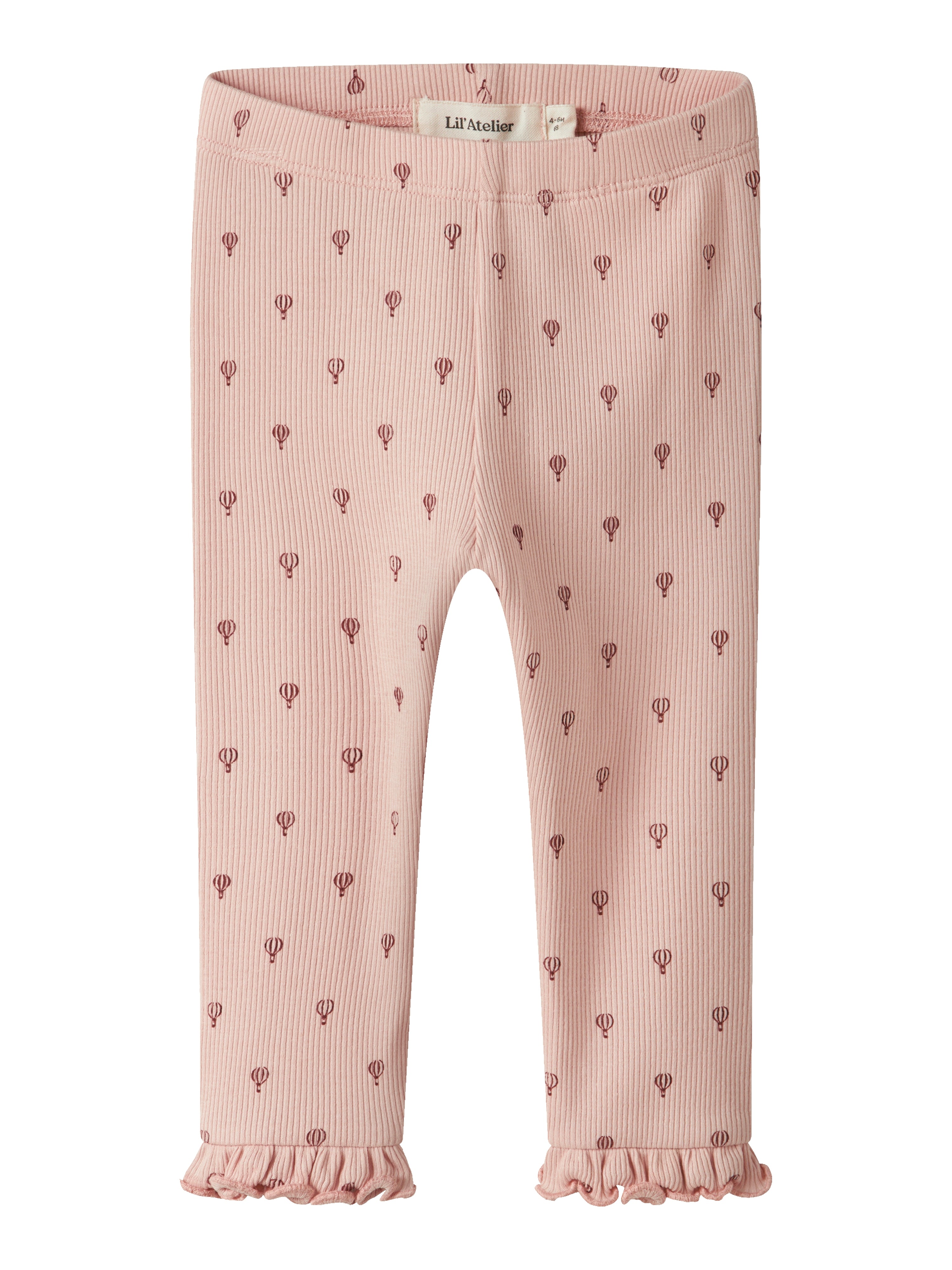 Lil Atelier Gago Kny Slim Leggings - Cameo Rose/Air Balloon