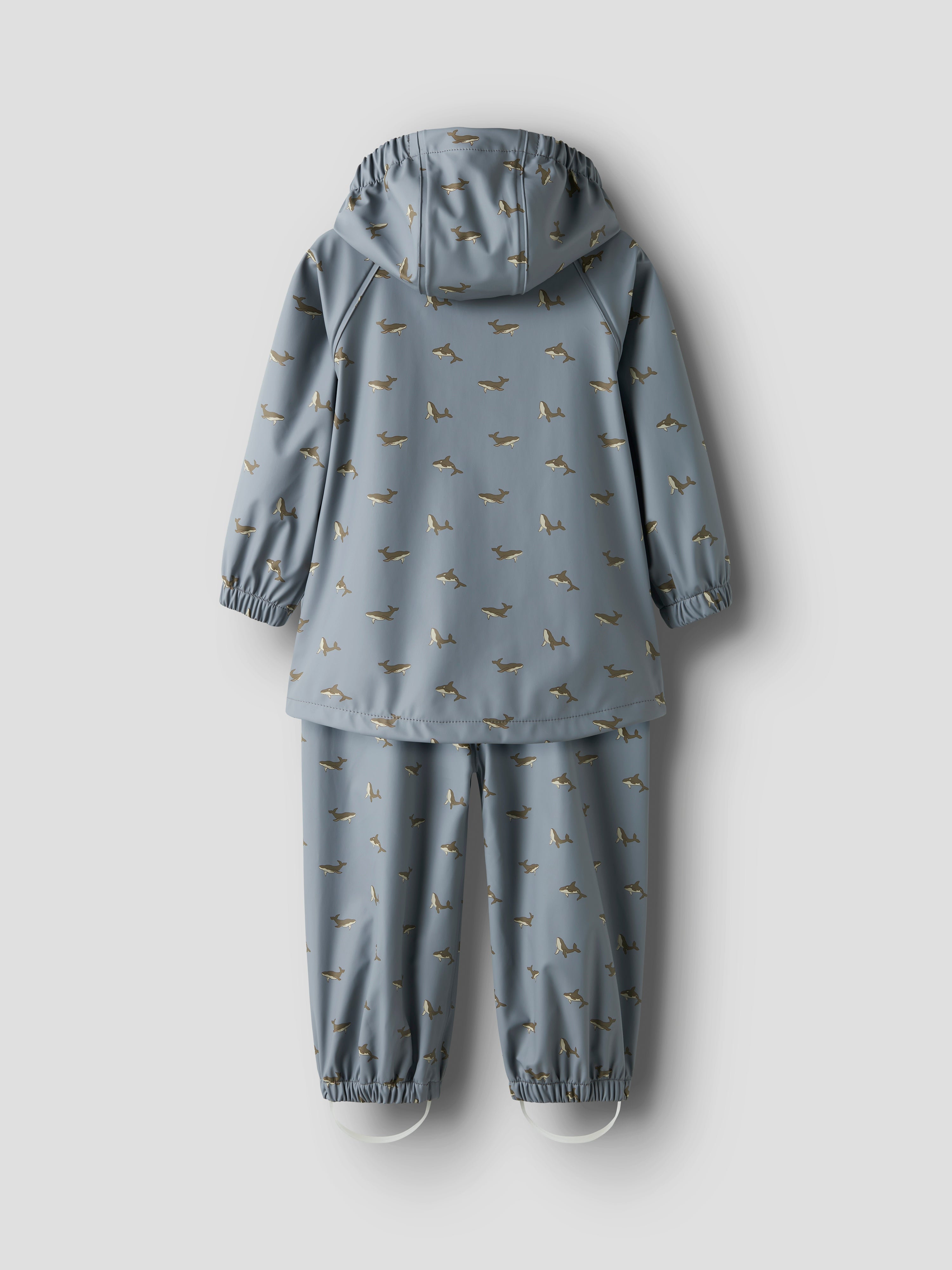 Lil Atelier Ladry10 Rain Set - Tradewinds/Whale