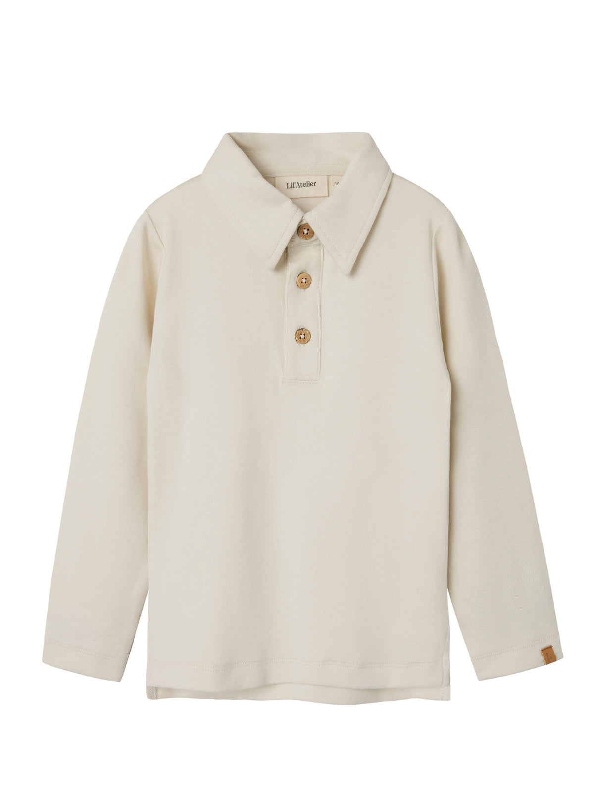 Lil Atelier Fundo - LS Slim Top - Coconut Milk