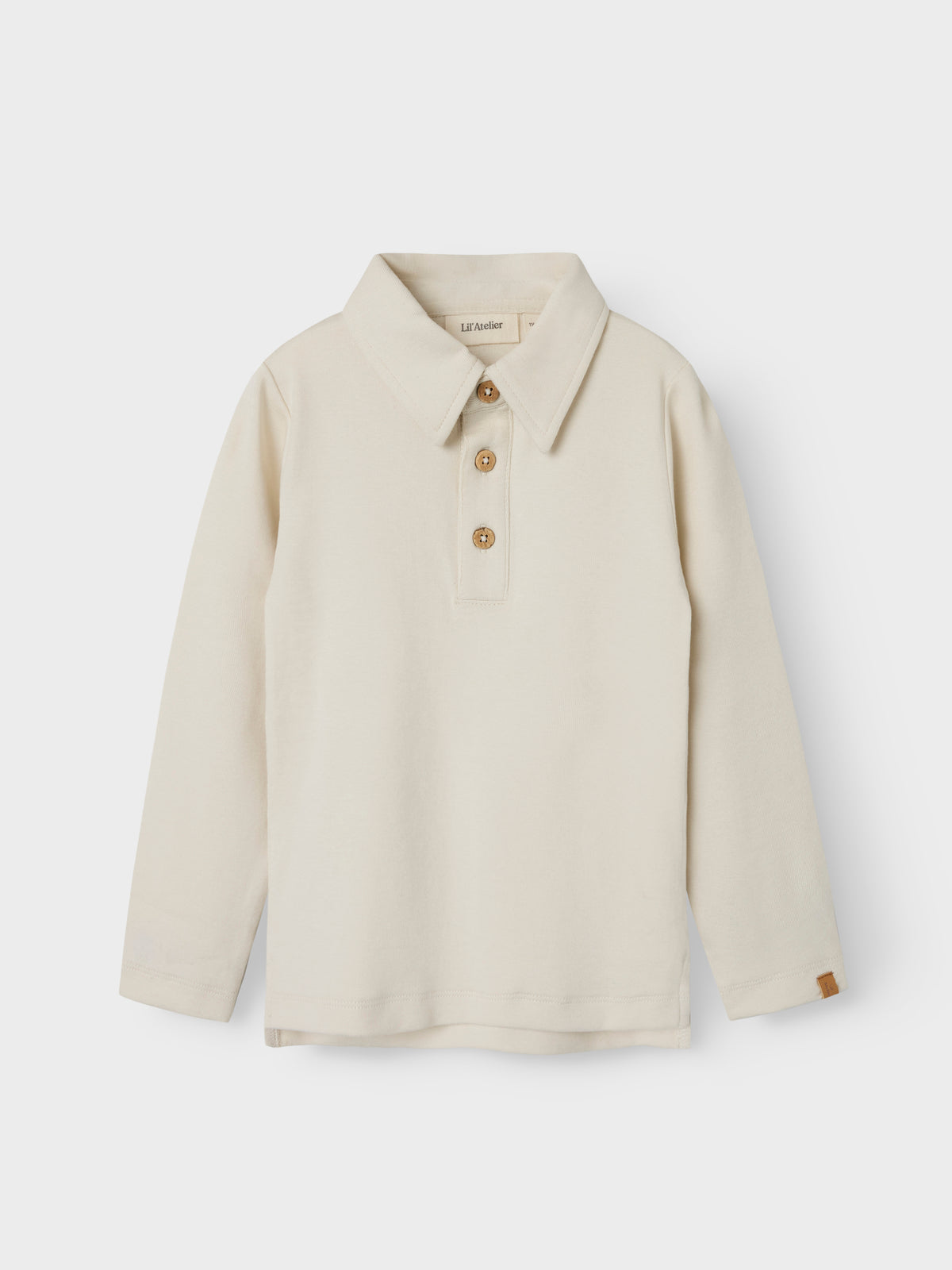 Lil Atelier Fundo - LS Slim Top - Coconut Milk