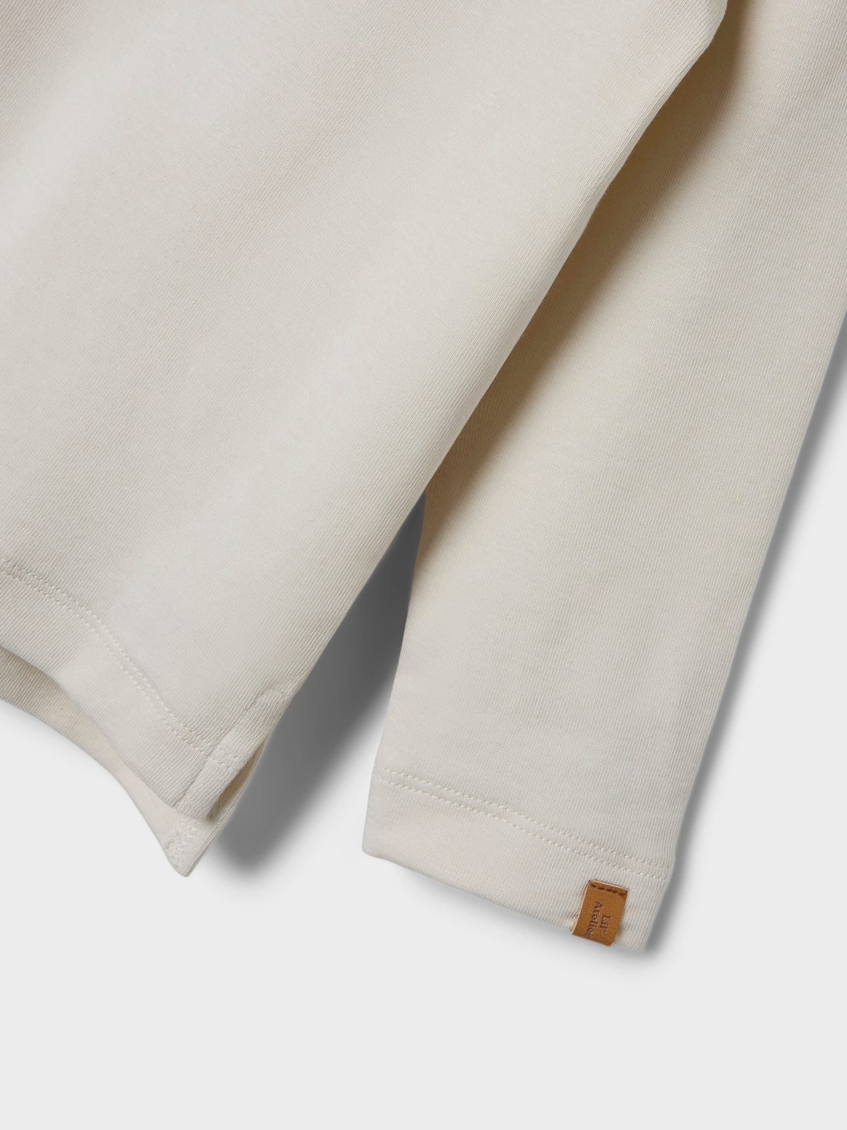 Lil Atelier Fundo - LS Slim Top - Coconut Milk