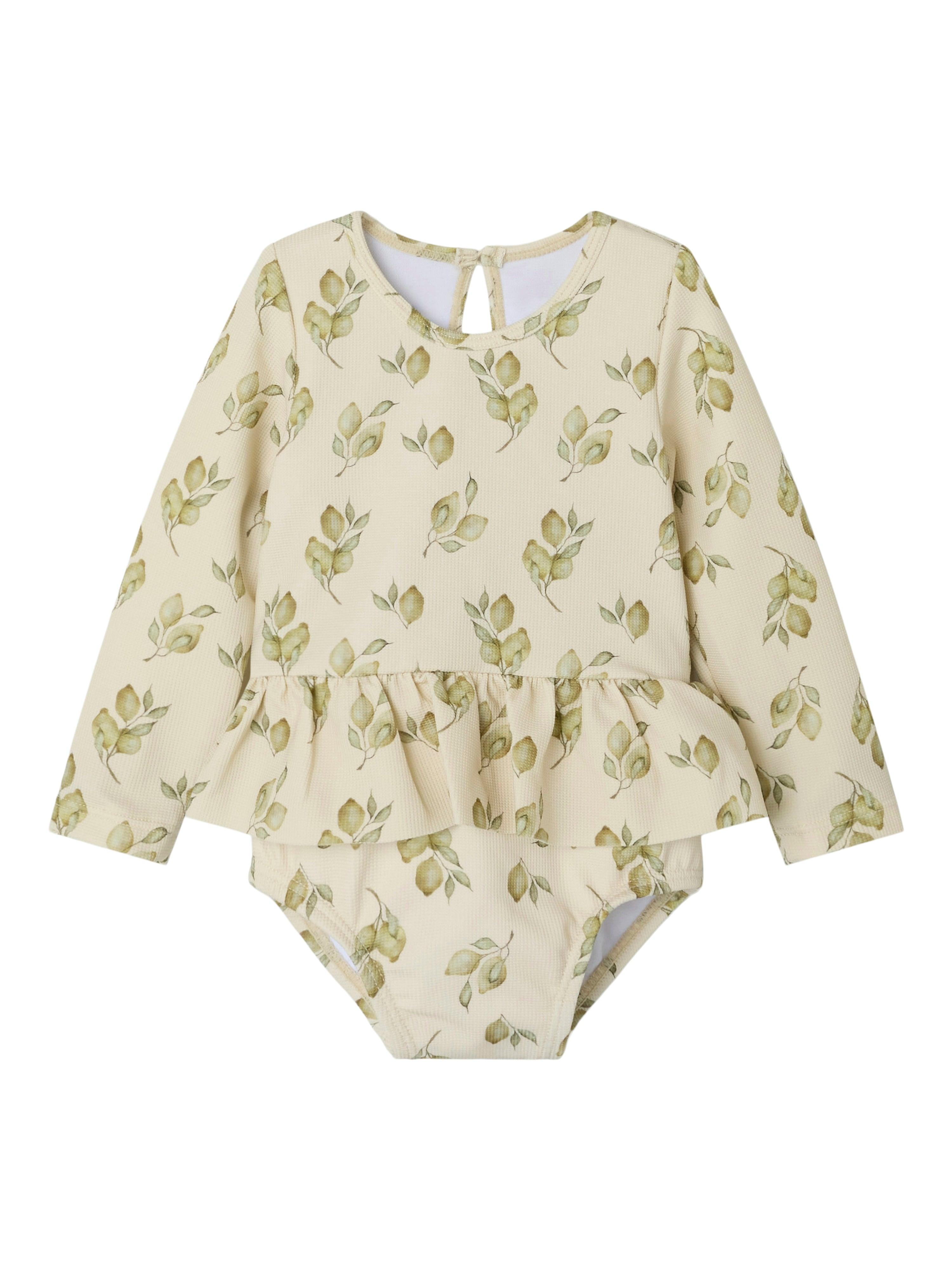 Lil Atelier Floria LS Swimsuit - Turtledove