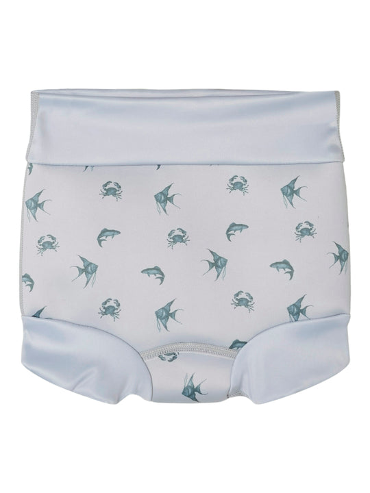 Lil Atelier Fero Swim Brief - Vapor Blue