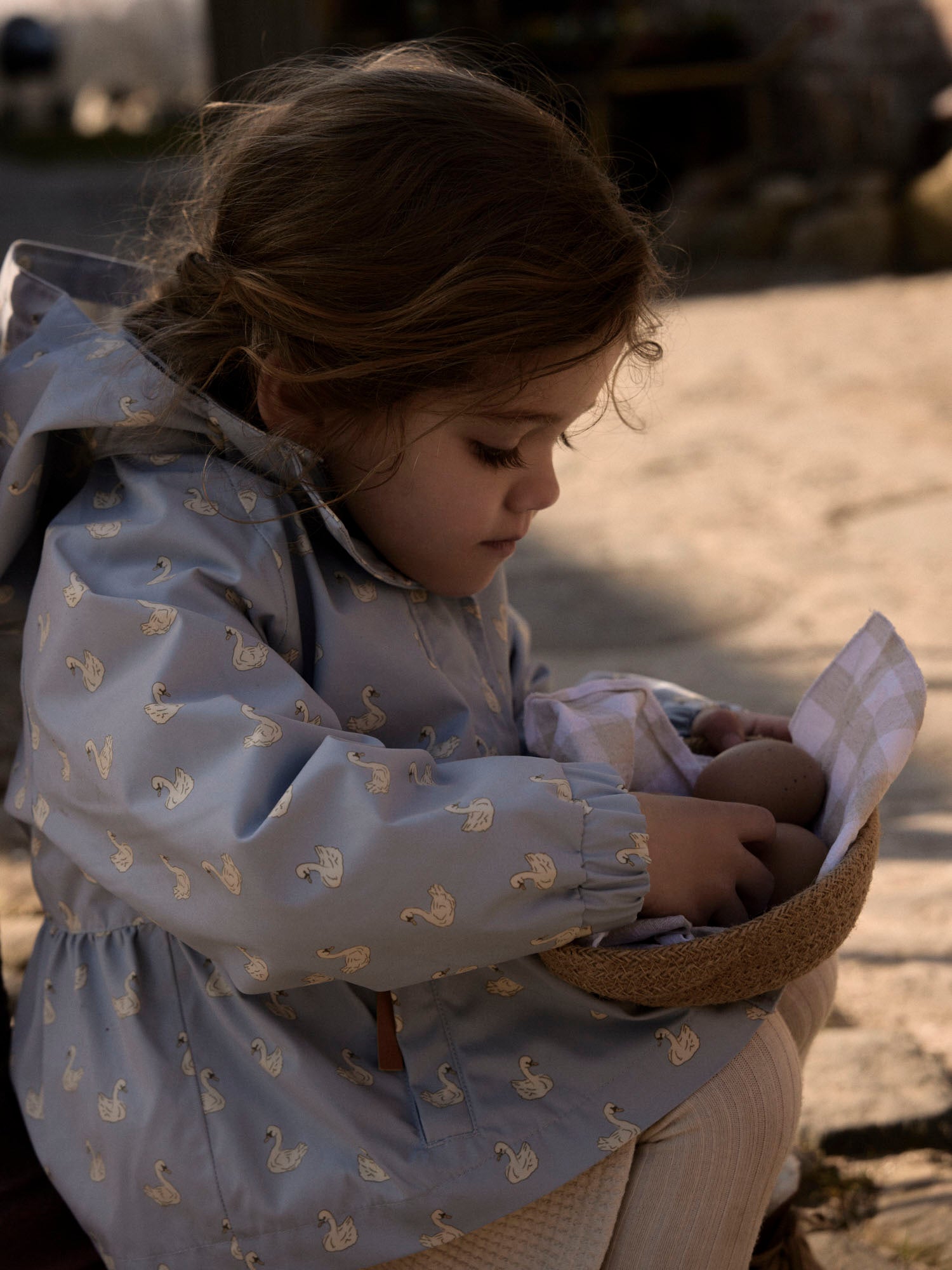 Lil Atelier Gudrun Jacket - Zen Blue/Swan