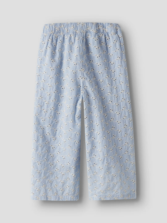 Lil Atelier Tessie Wide Pants - Zen Blue