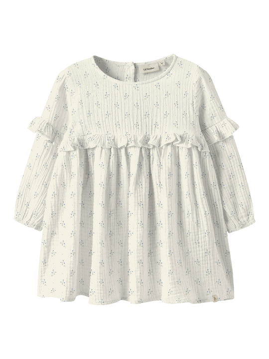 Lil Atelier Balia Loose Dress - Coconut Milk