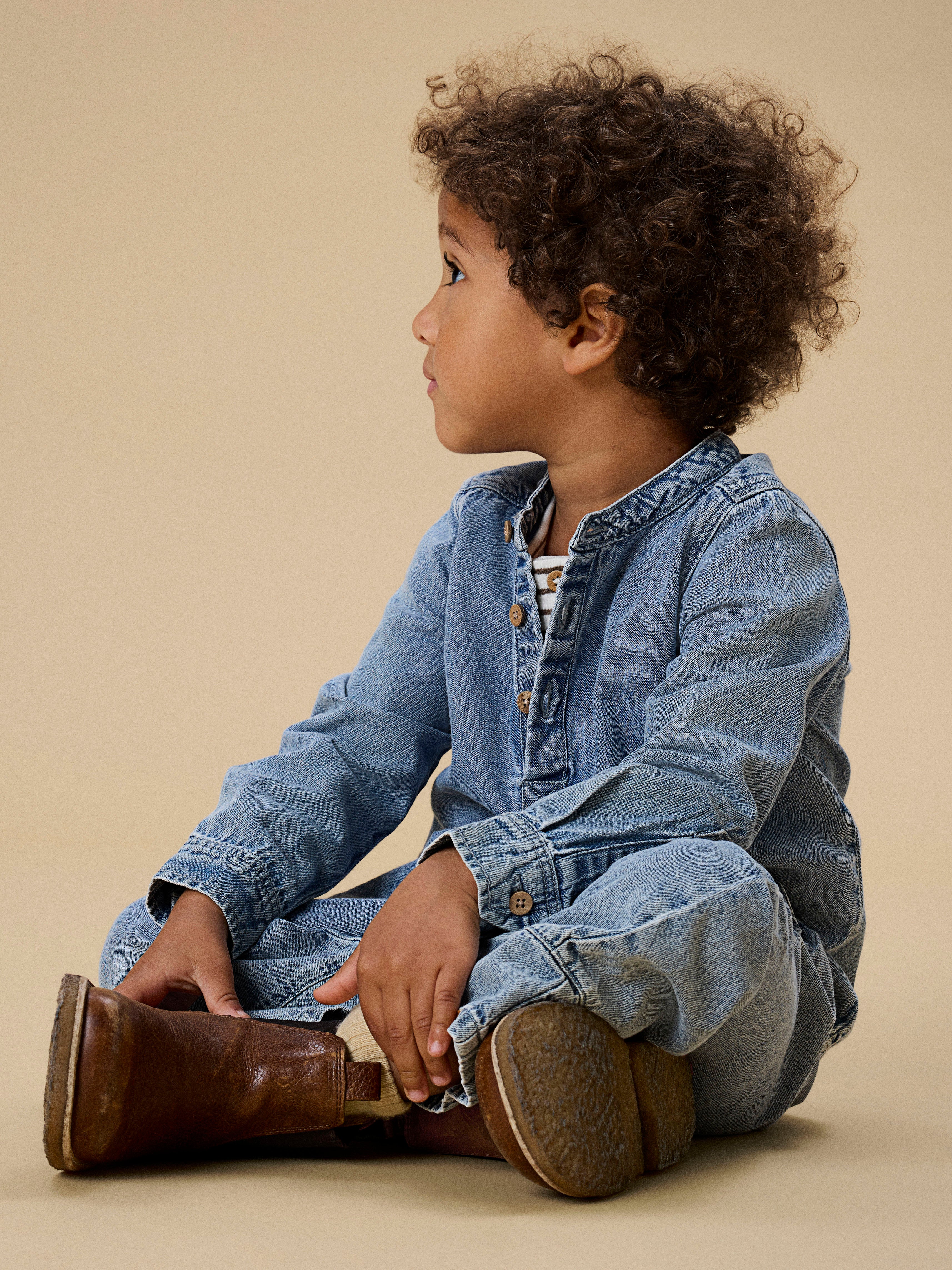 Lil Atelier Taya Loose Jeans - Medium Blue Denim