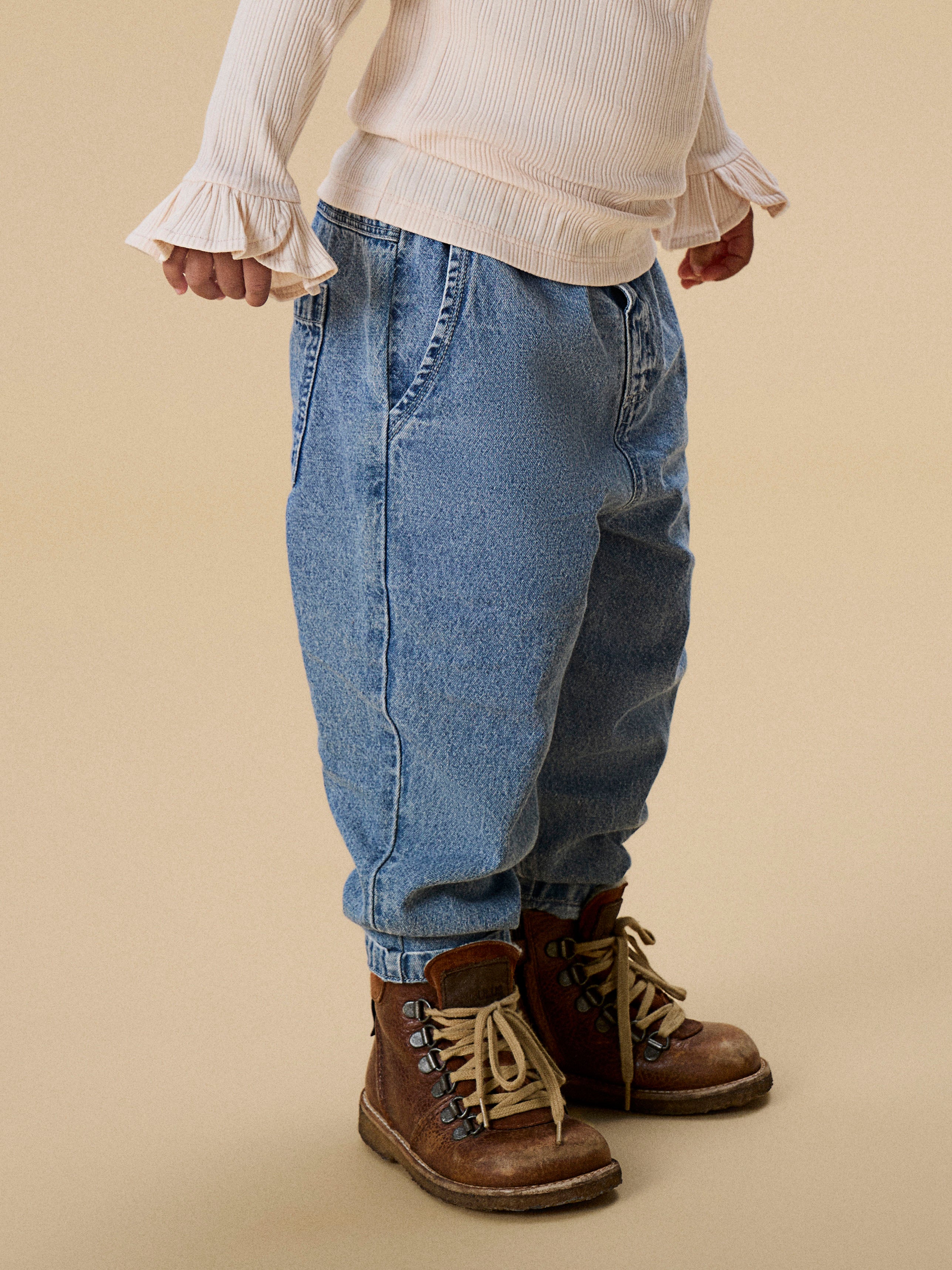 Lil Atelier Taya Loose Jeans - Medium Blue Denim