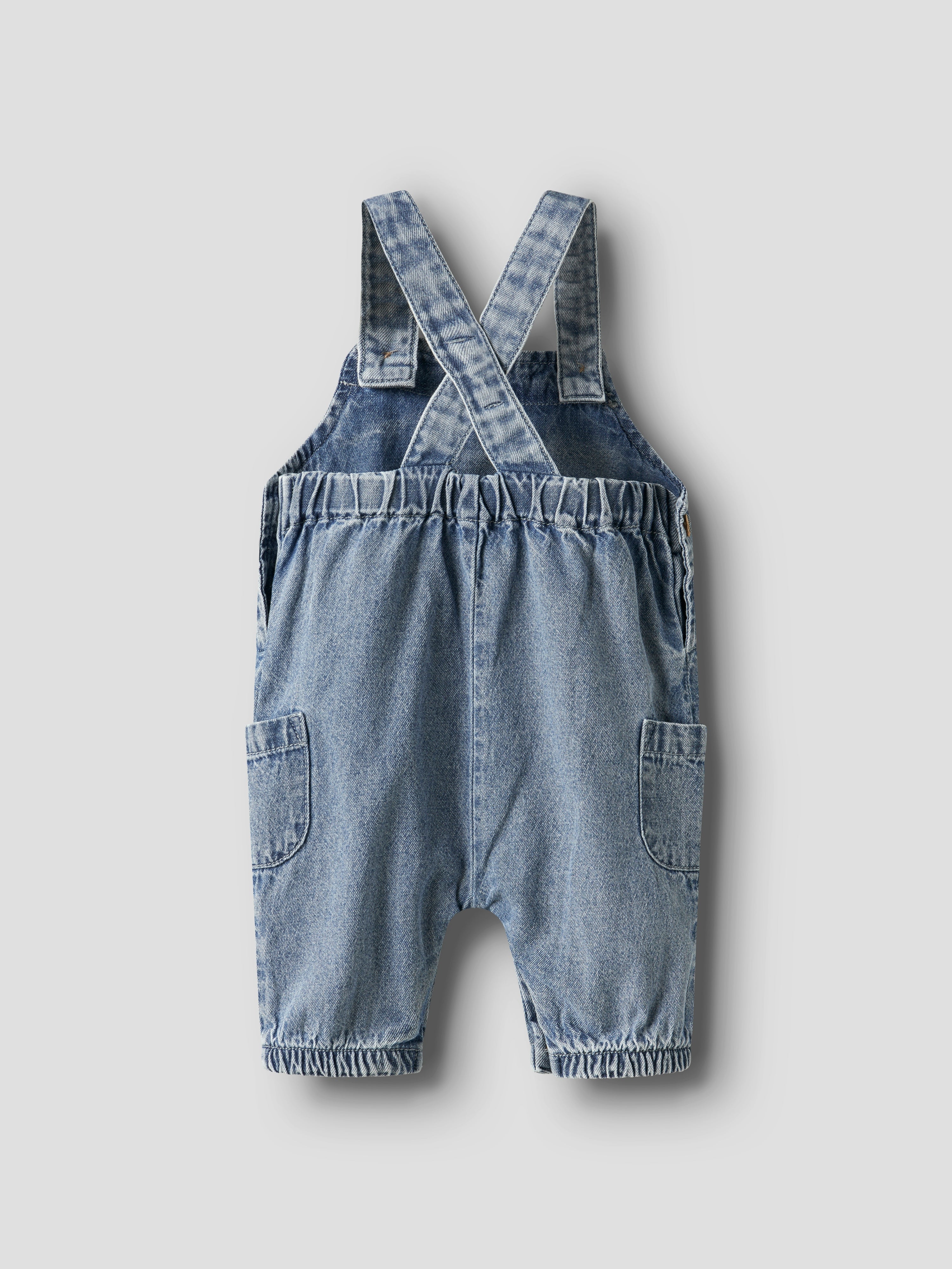Lil Atelier Taya Loose Denim Overall - Medium Blue Denim