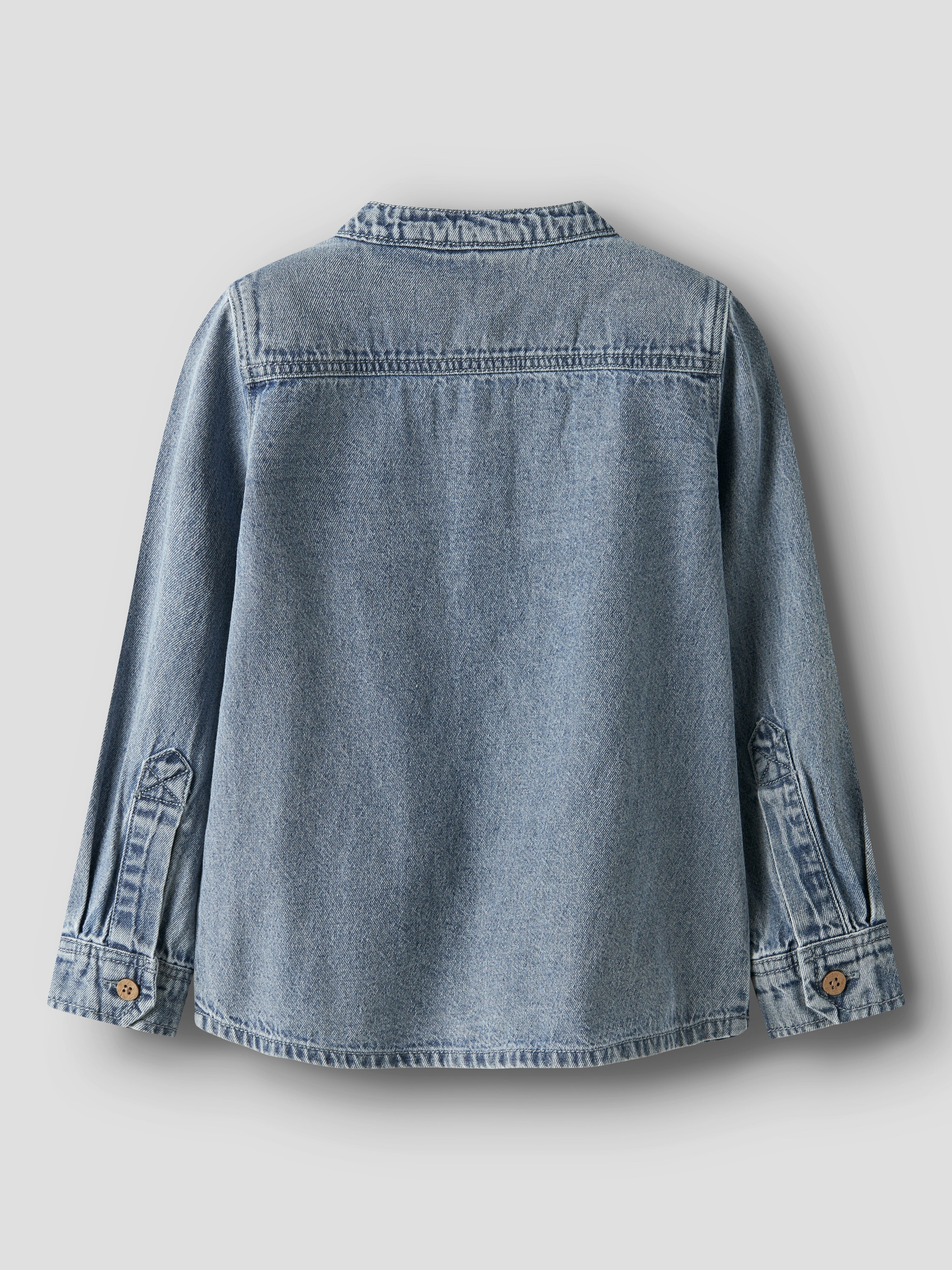 Lil Atelier Taya Loose Denim Shirt - Medium Blue Denim