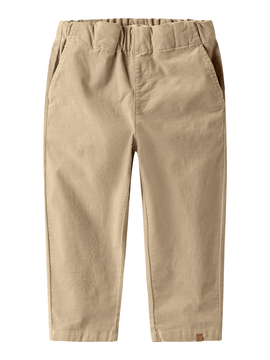 Lil Atelier Somba Loose Cord Pants - Irish Cream