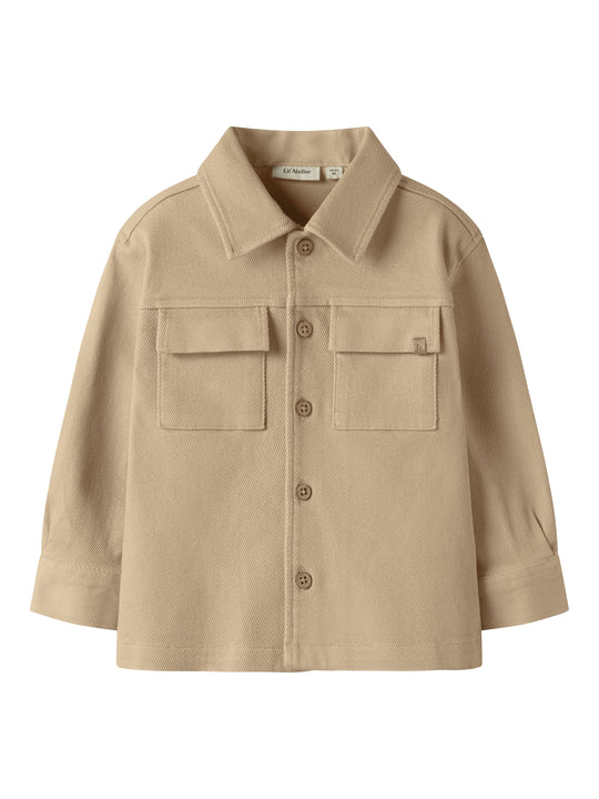 Lil Atelier Taru Loose Twill Shirt - Irish Cream