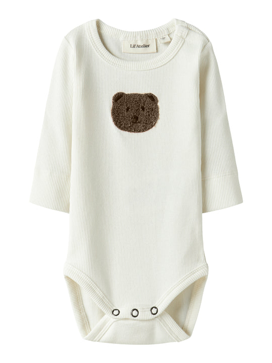 Lil Atelier Tonto LS Slim Body - Coconut Milk