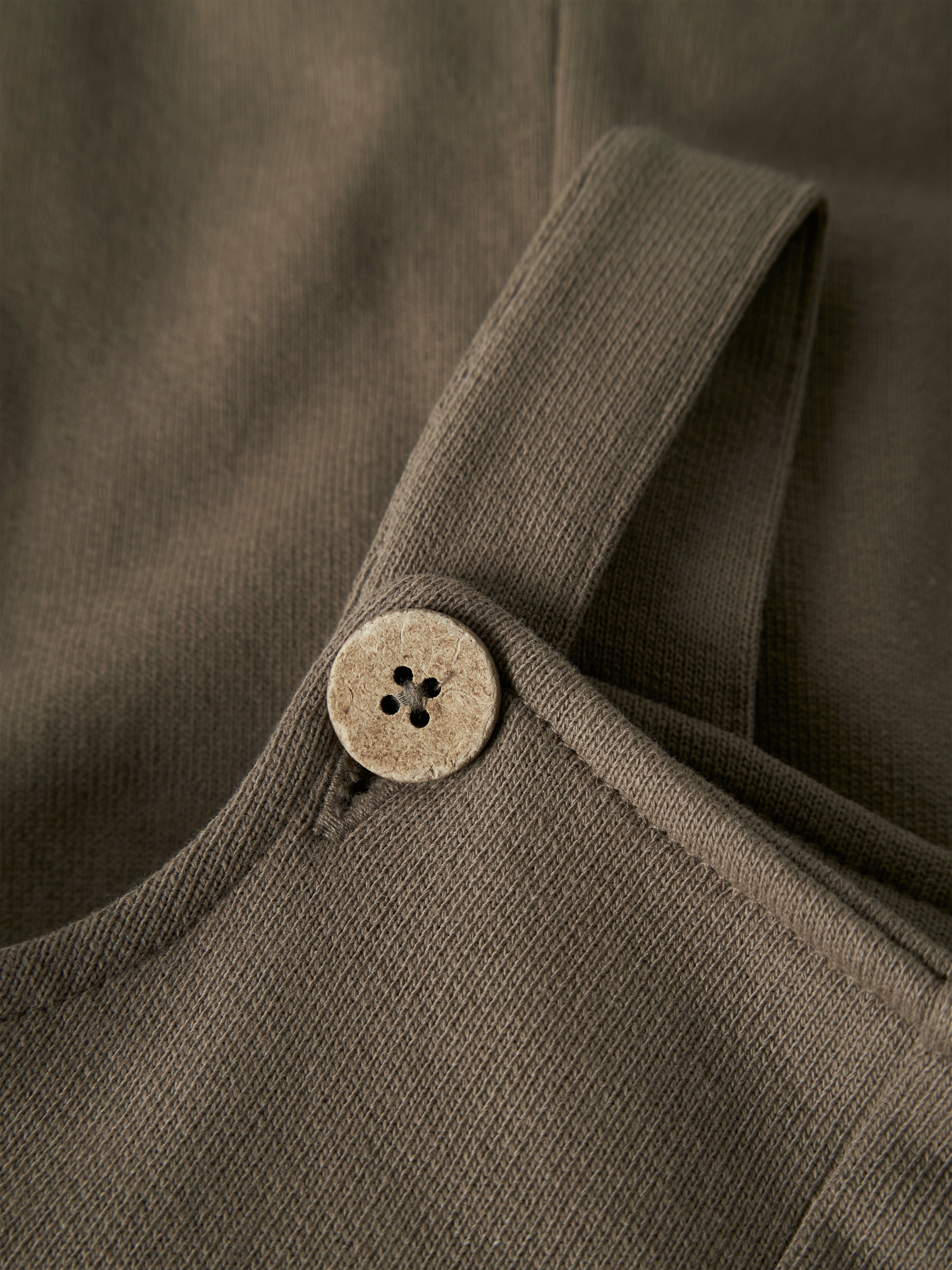 Lil Atelier Jobo Lio Sweat Overall - Shitake