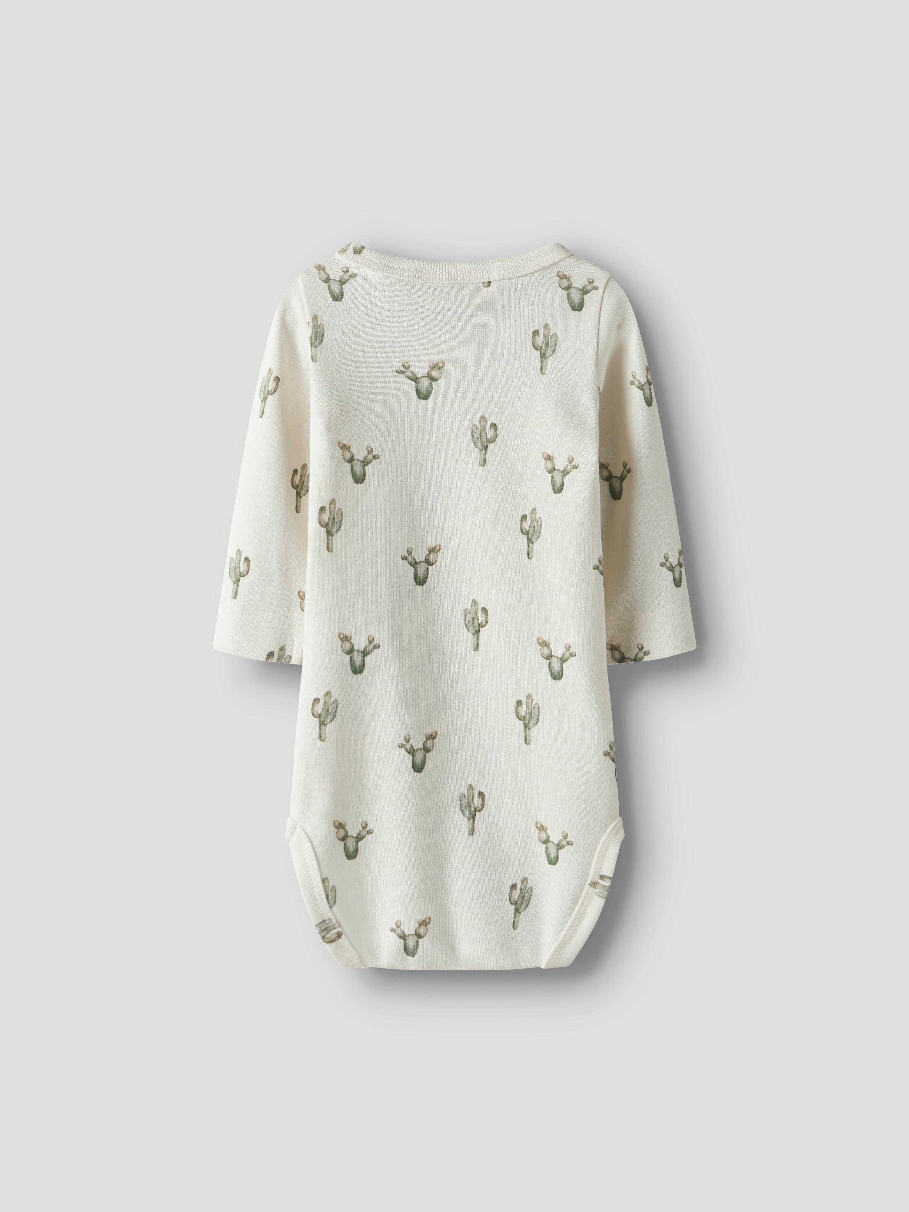 Lil Atelier Layo Sev LS Slim Body - Coconut Milk/Cactus