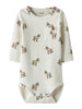 Lil Atelier Layo Sev LS Slim Body - Coconut Milk/Donky